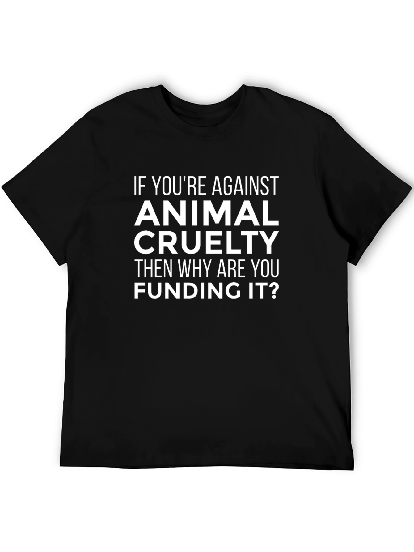 Animal Cruelty Awareness Graphic T-Shirt