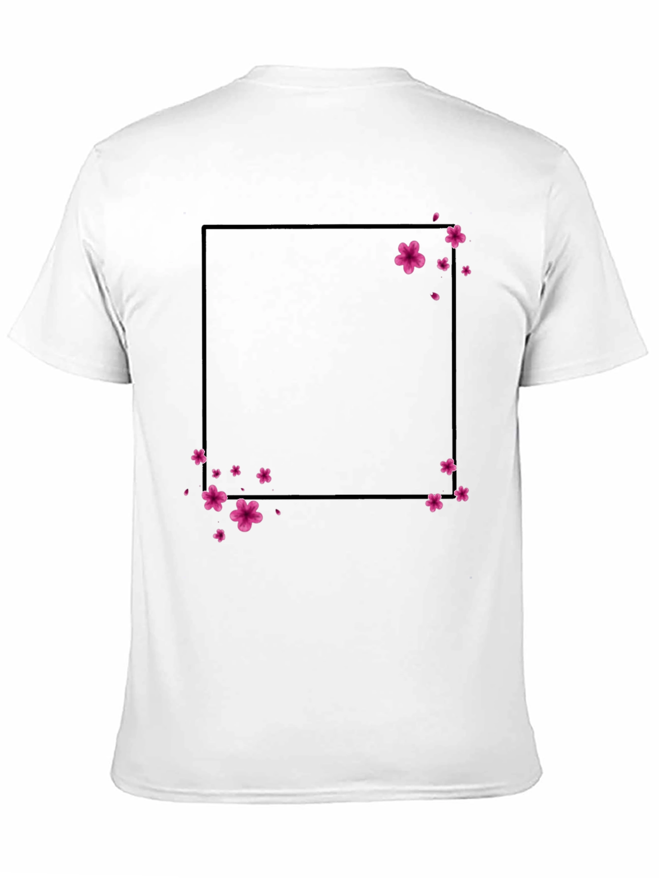 Cherry Blossom Graphic Tee - Stylish Black T-Shirt