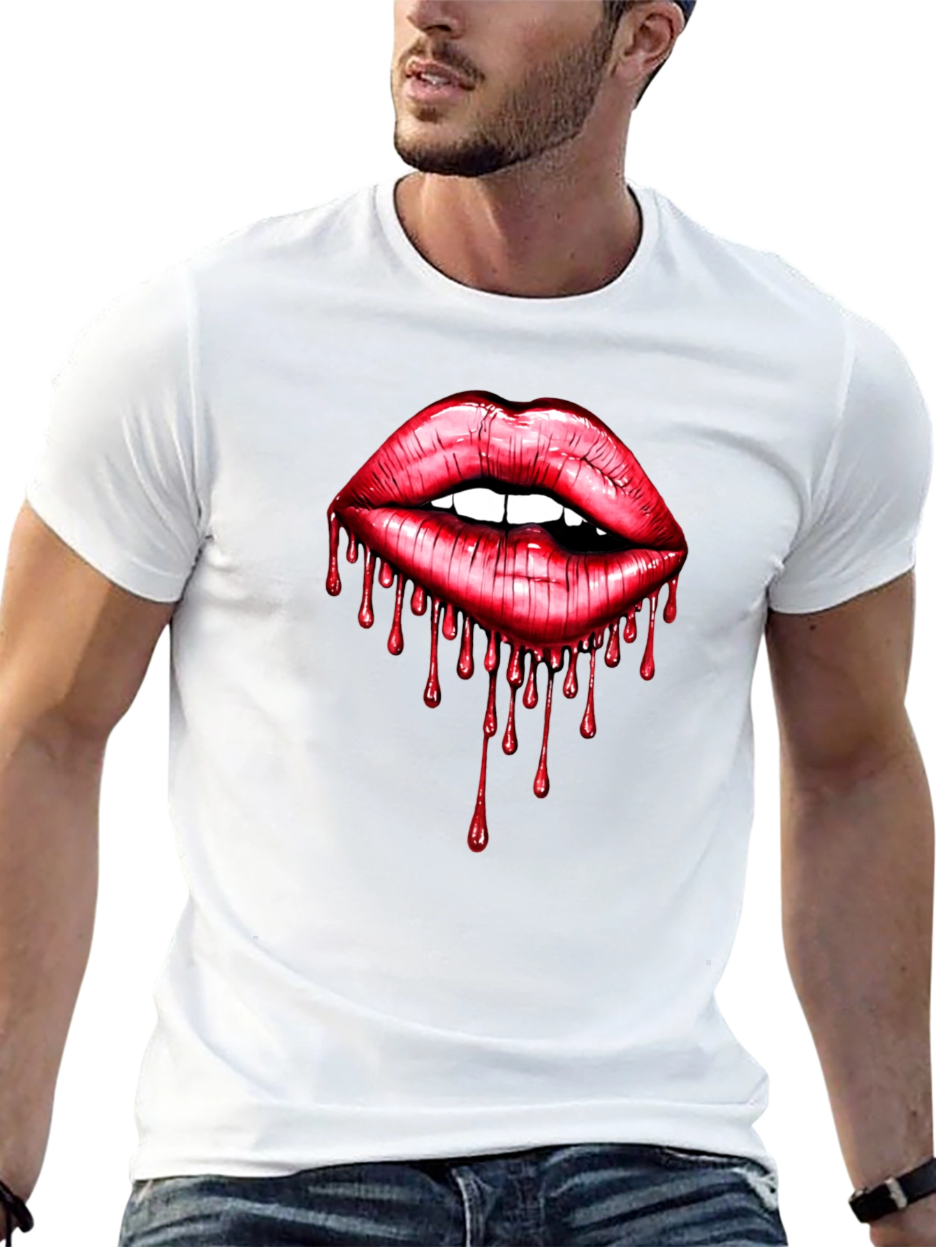 Bloody Lips Graphic Tee - Unisex