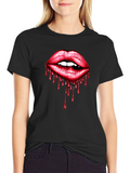 Bloody Lips Graphic Tee - Unisex