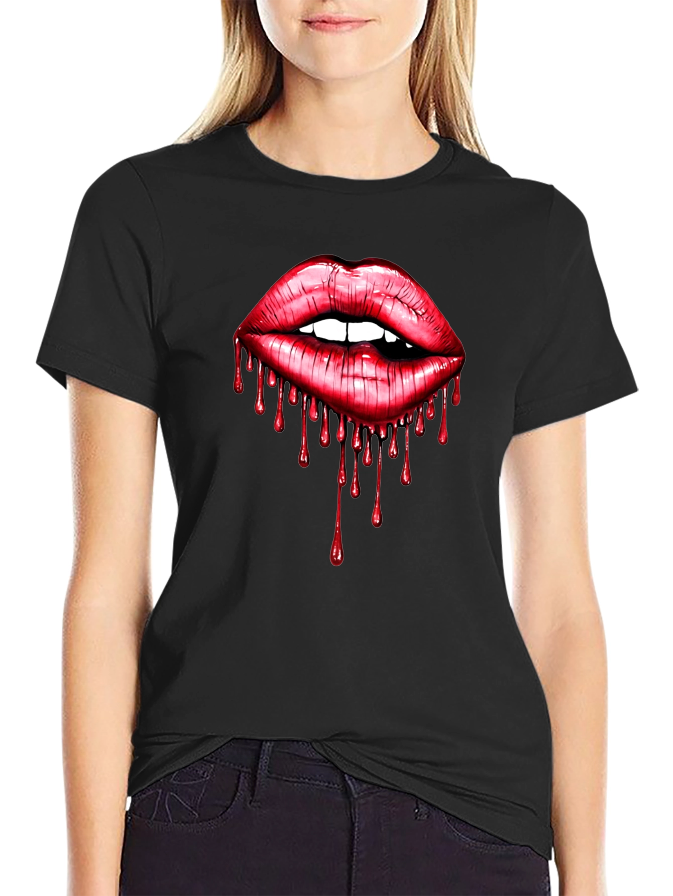 Bloody Lips Graphic Tee - Unisex