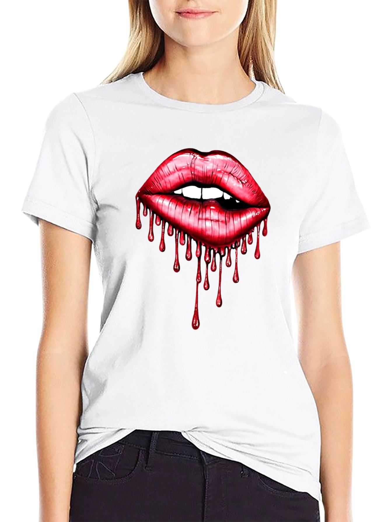 Bloody Lips Graphic Tee - Unisex