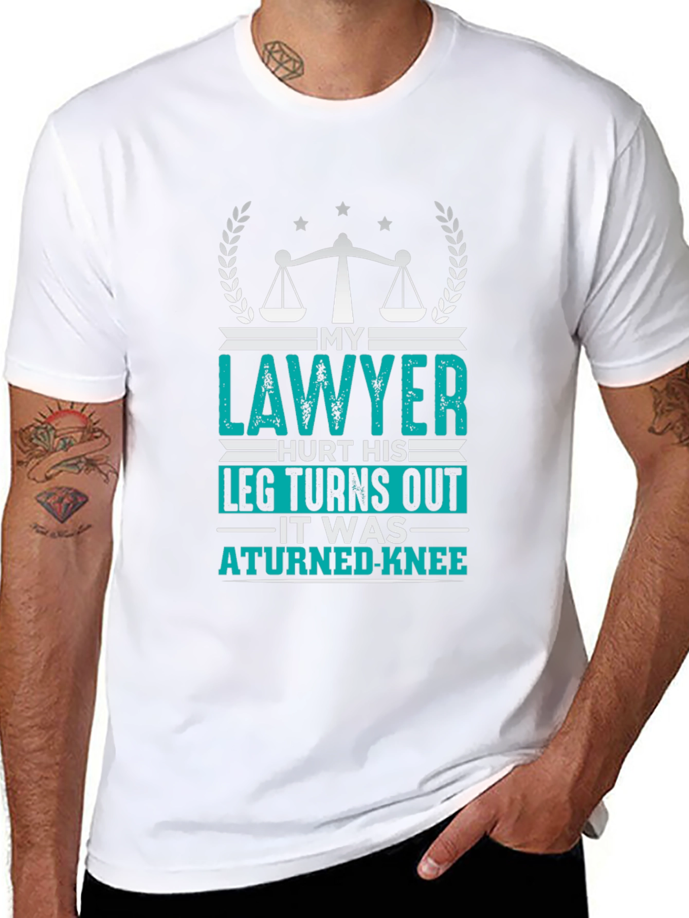 My Lawyer Hurt His Leg T-Shirt