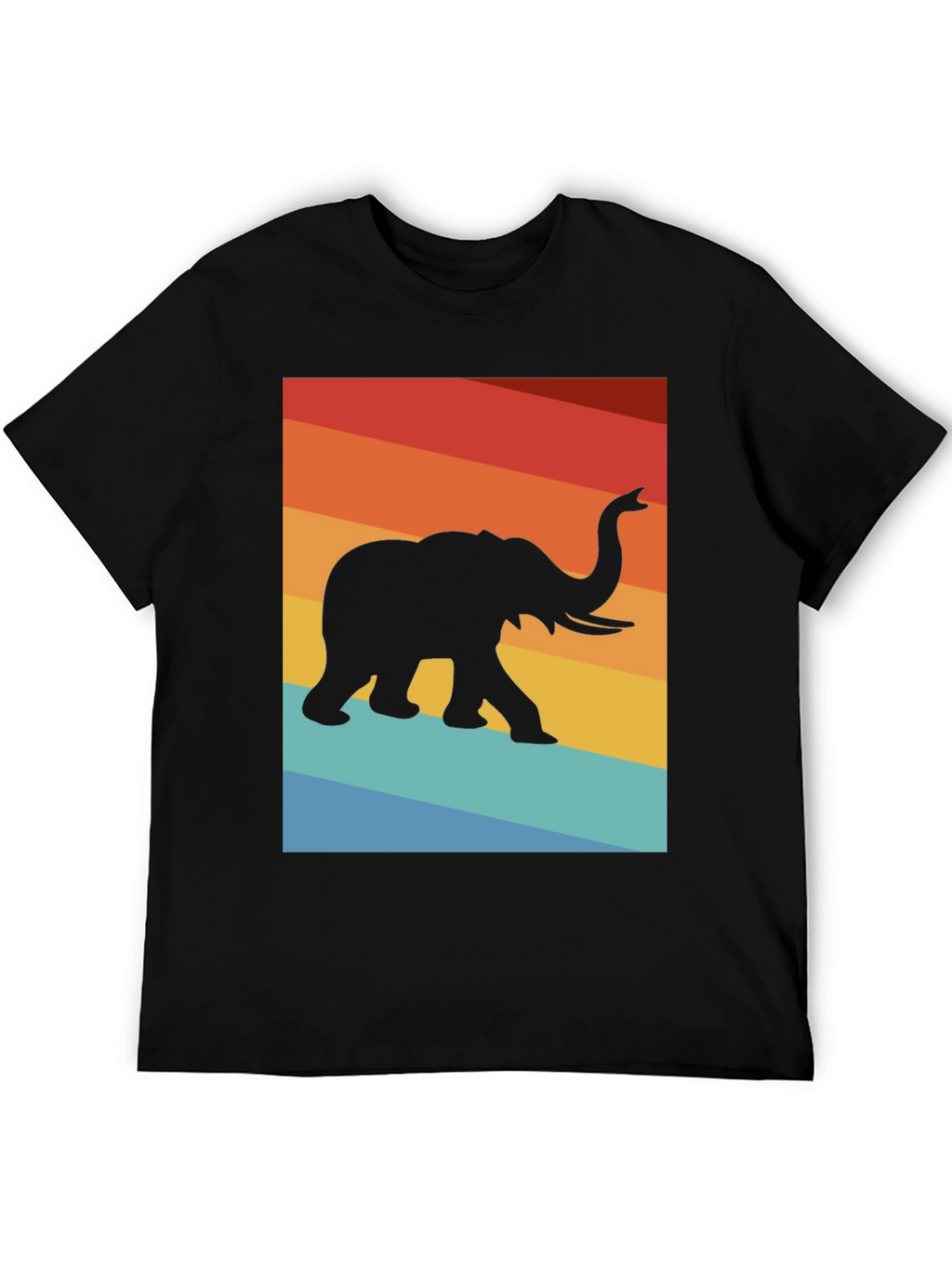 Retro Elephant Graphic Tee - Comfort Fit