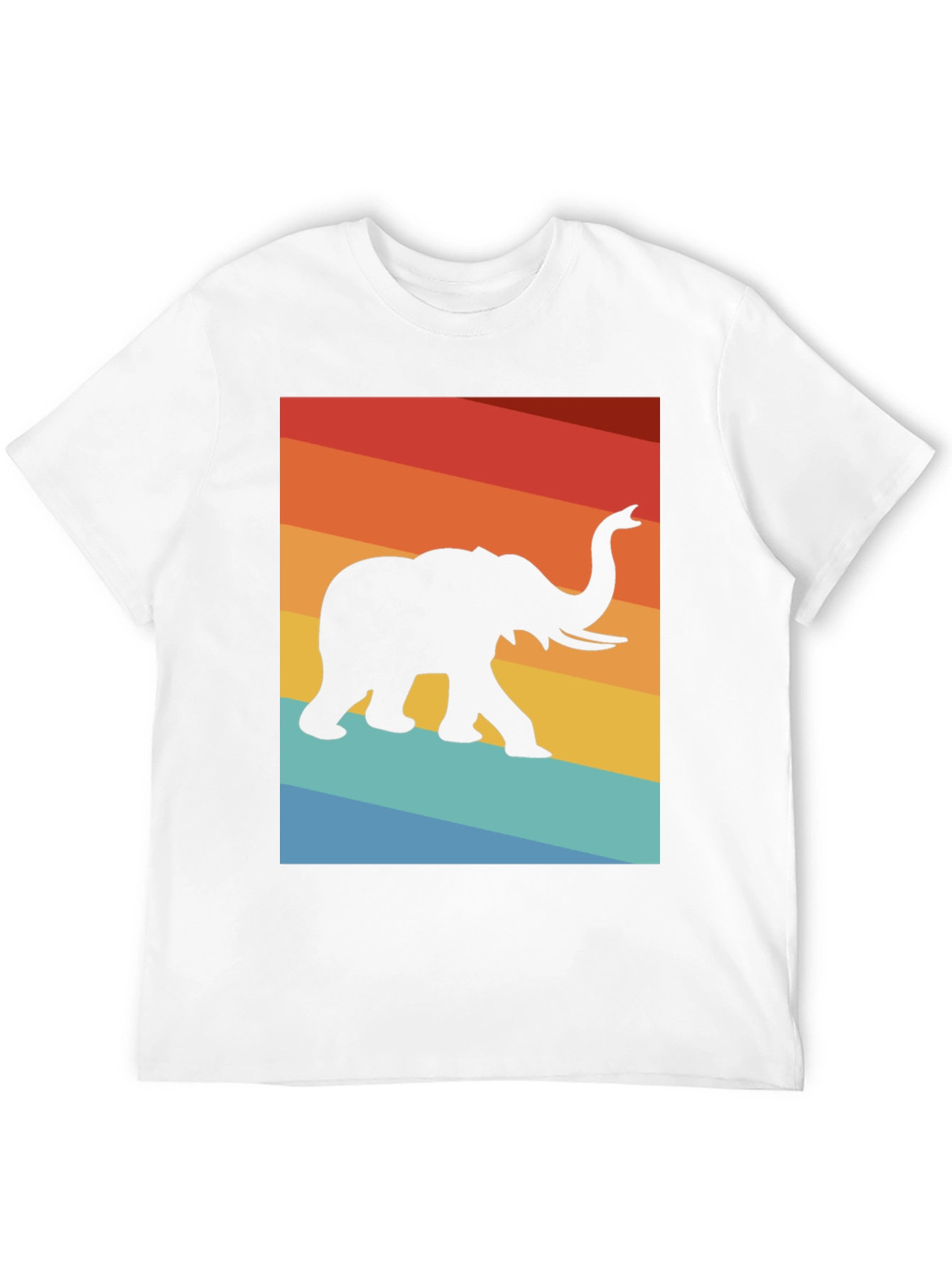 Retro Elephant Graphic Tee - Comfort Fit