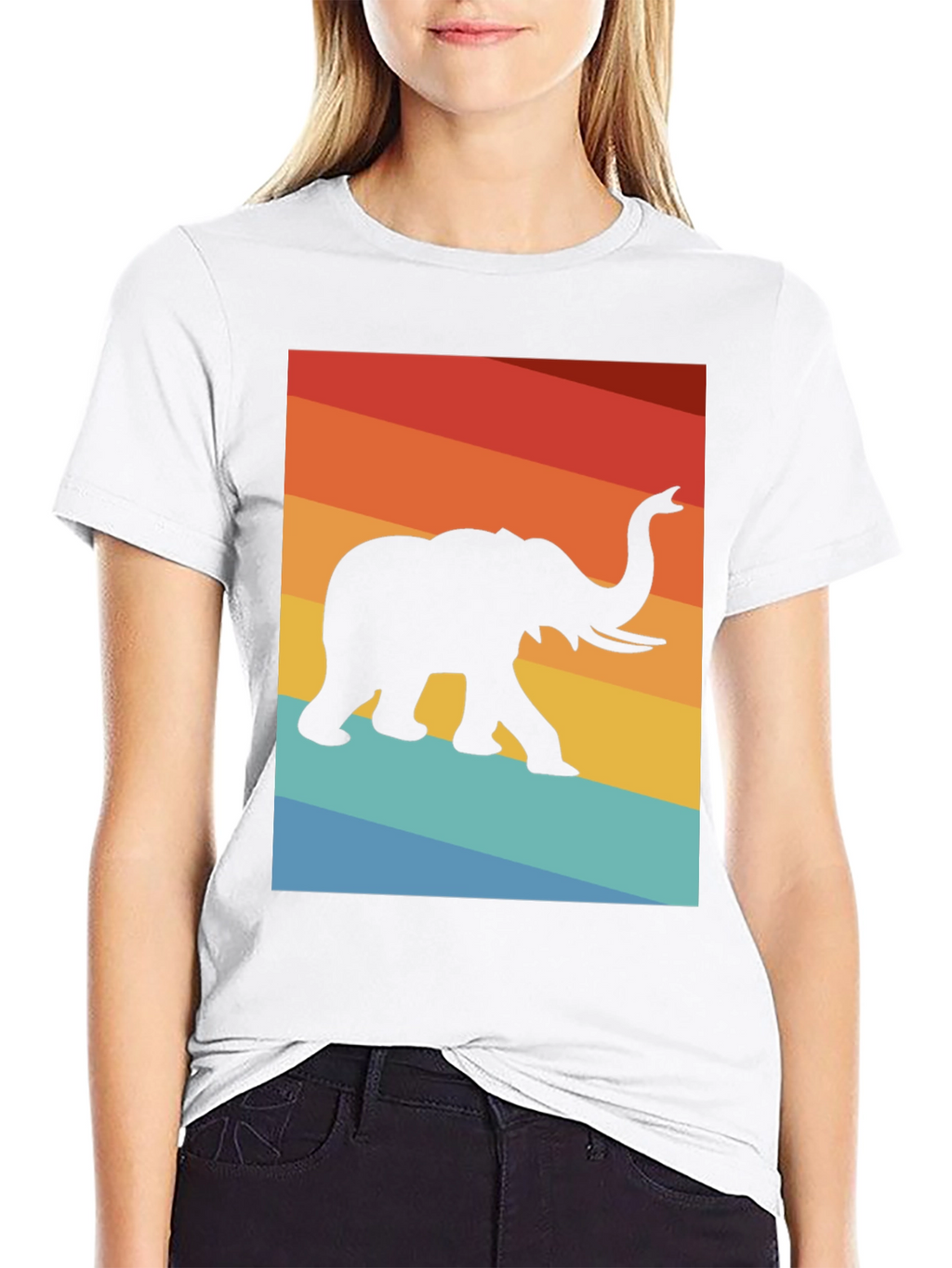 Retro Elephant Graphic Tee - Comfort Fit