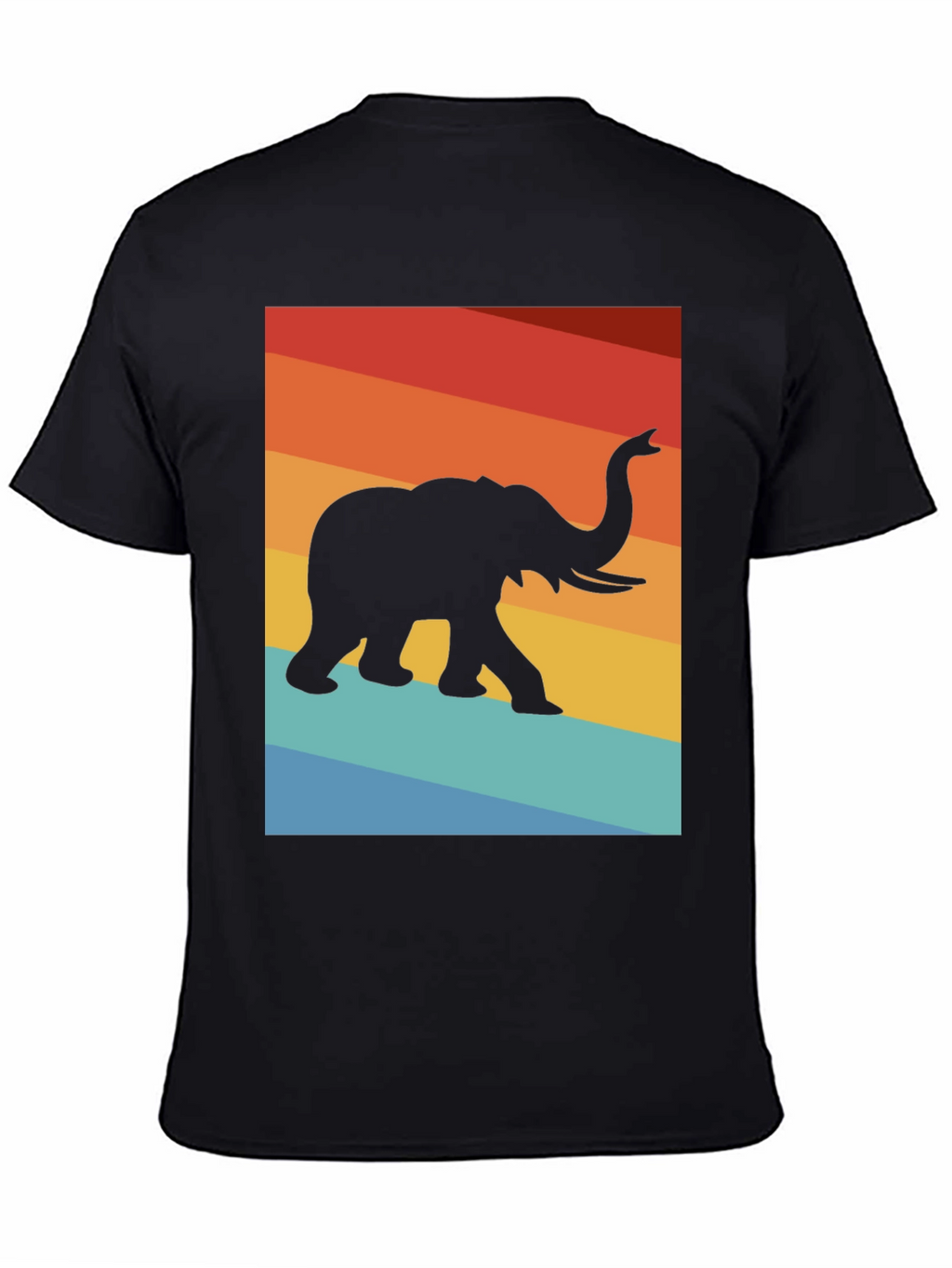 Retro Elephant Graphic Tee - Comfort Fit