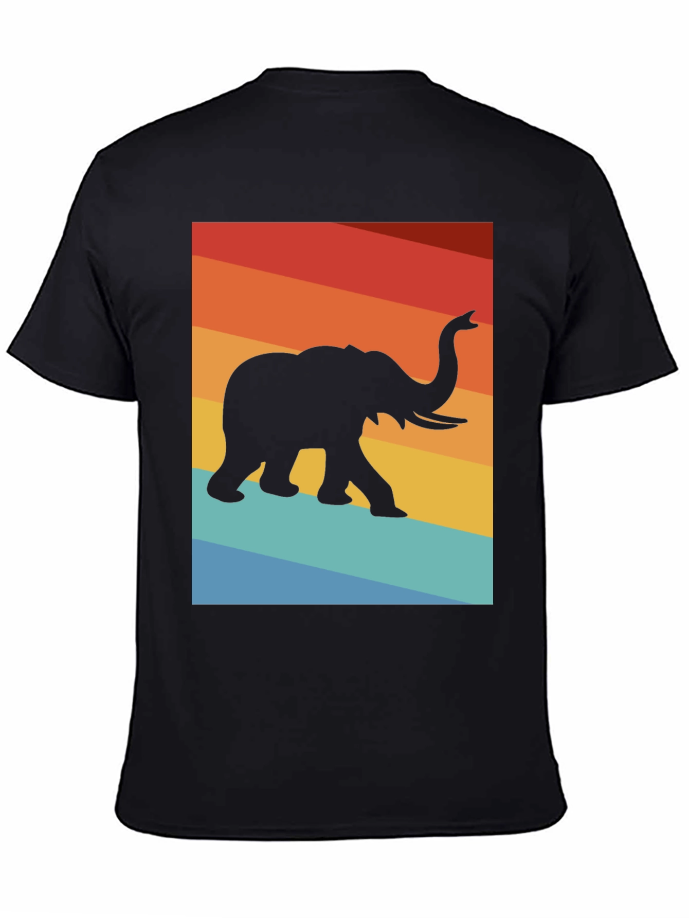 Retro Elephant Graphic Tee - Comfort Fit