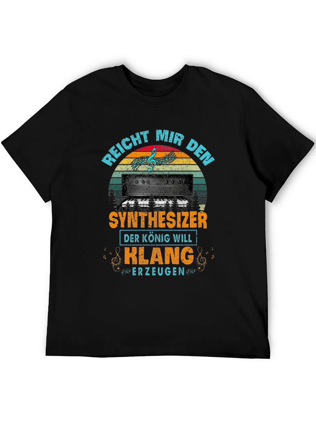 Synthesizer King T-Shirt - Music Lover Tee