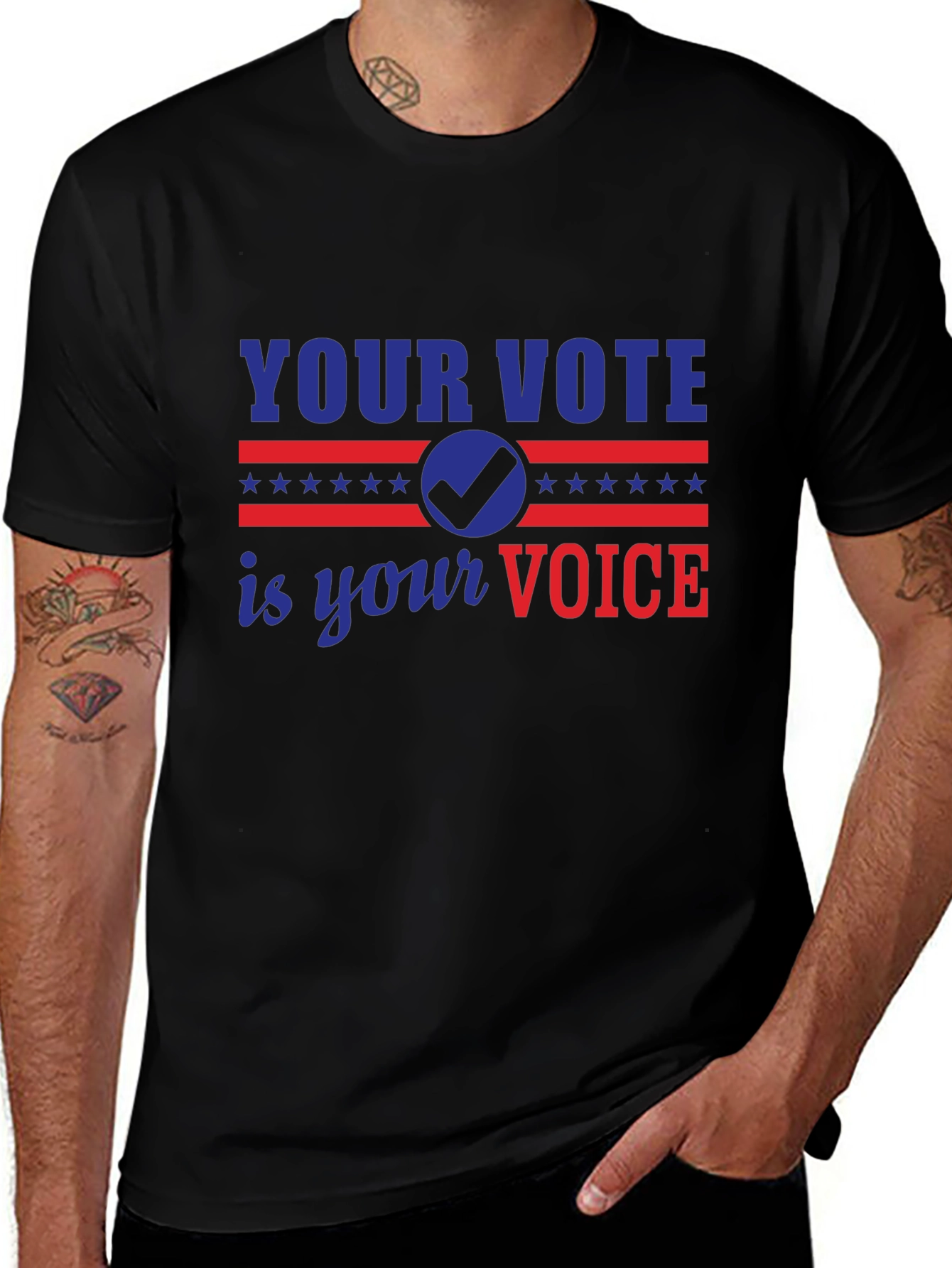 Your Vote is Your Voice Graphic Tee