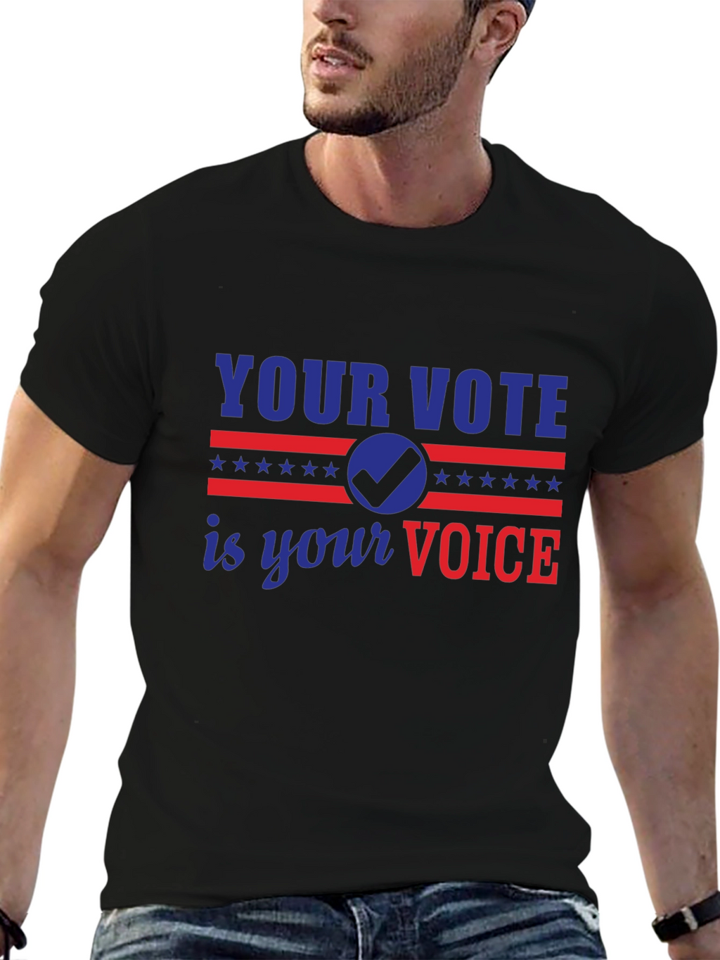 Your Vote is Your Voice Graphic Tee
