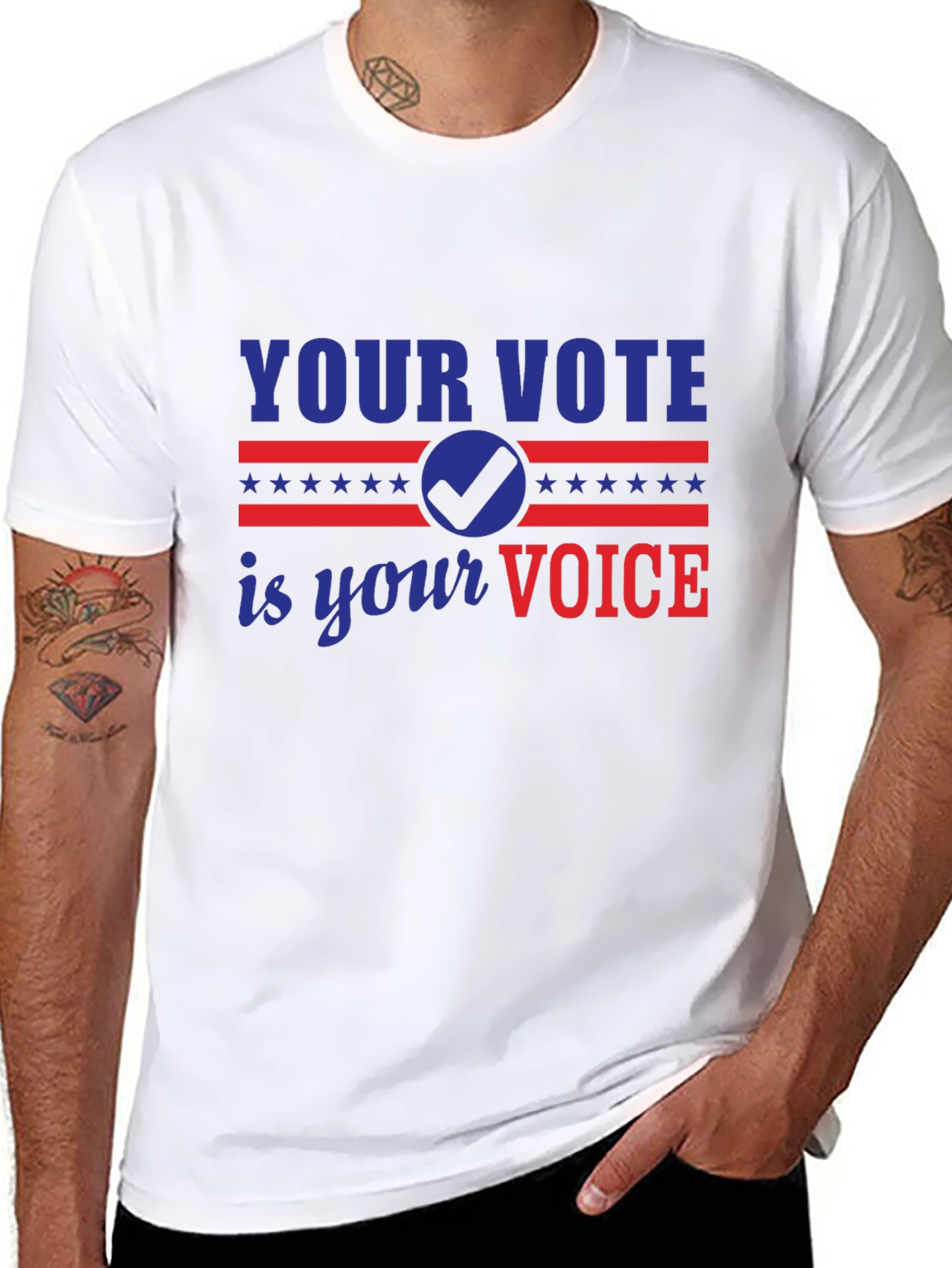 Your Vote is Your Voice Graphic Tee