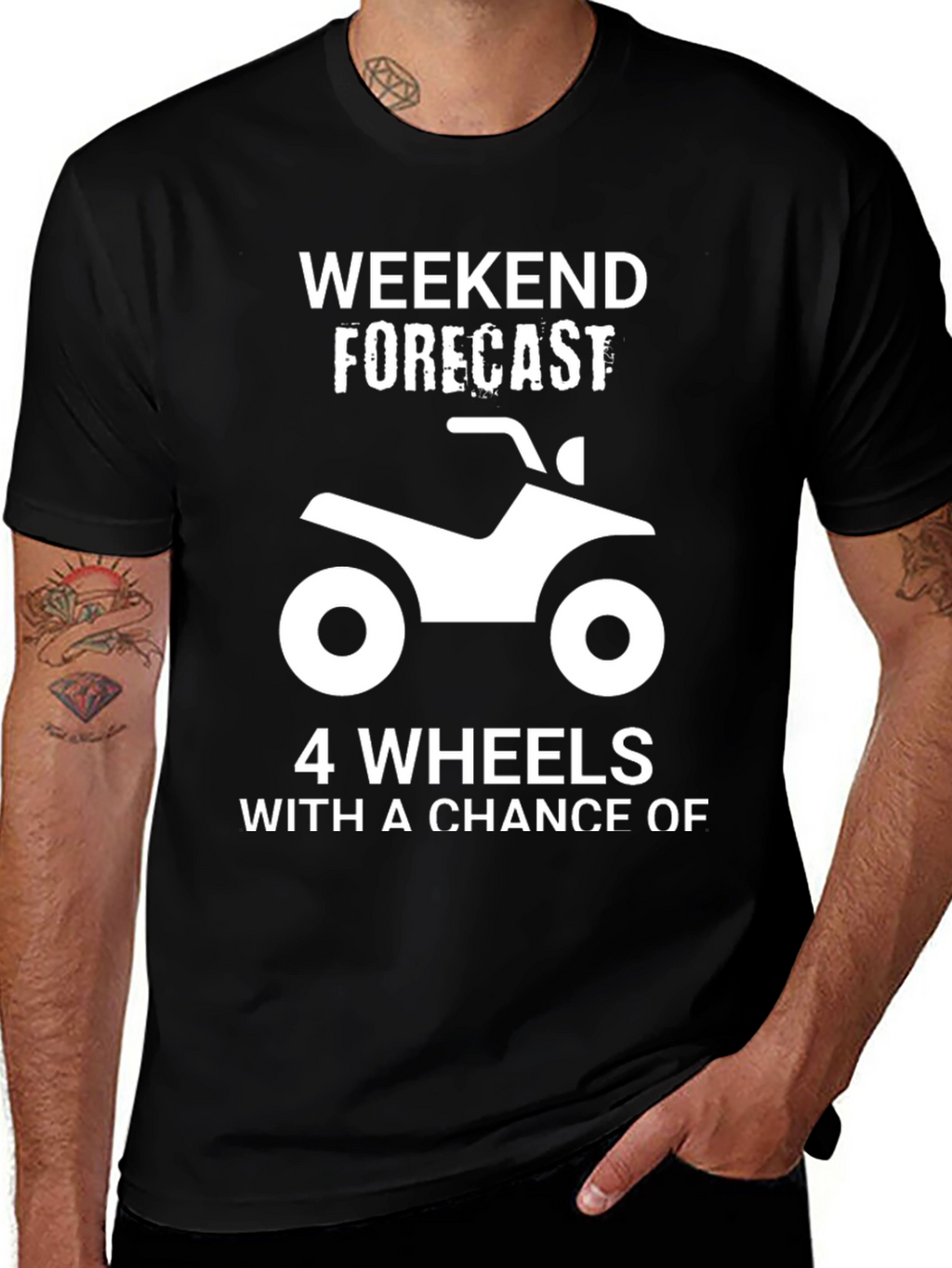 Weekend Forecast ATV T-Shirt