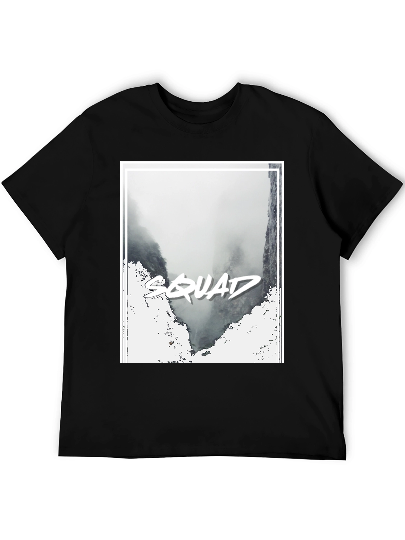 Squad T-Shirt - Black Crew Neck Tee
