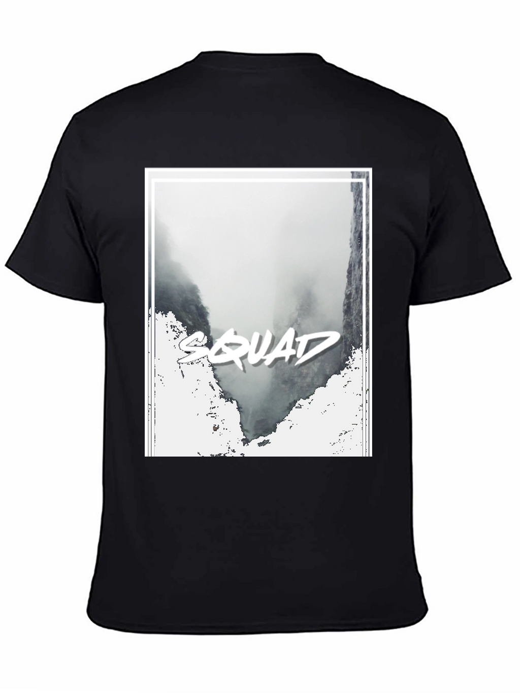 Squad T-Shirt - Black Crew Neck Tee
