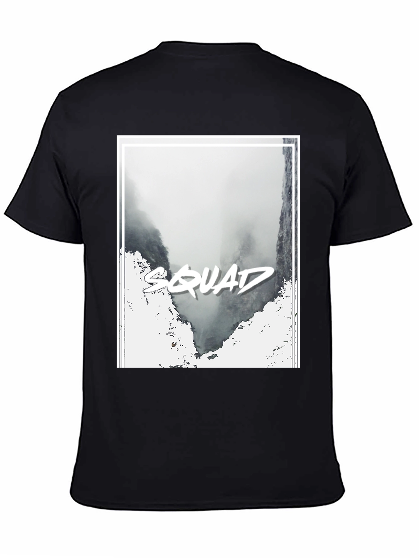 Squad T-Shirt - Black Crew Neck Tee
