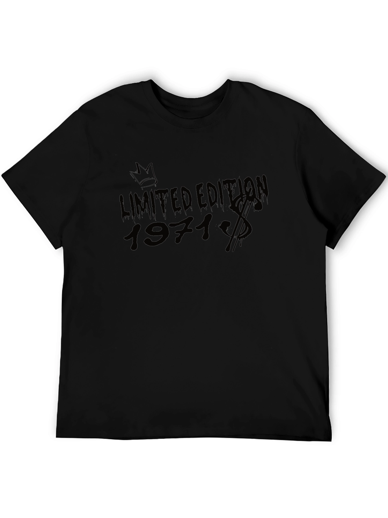 Limited Edition 1971 Black Graphic T-Shirt