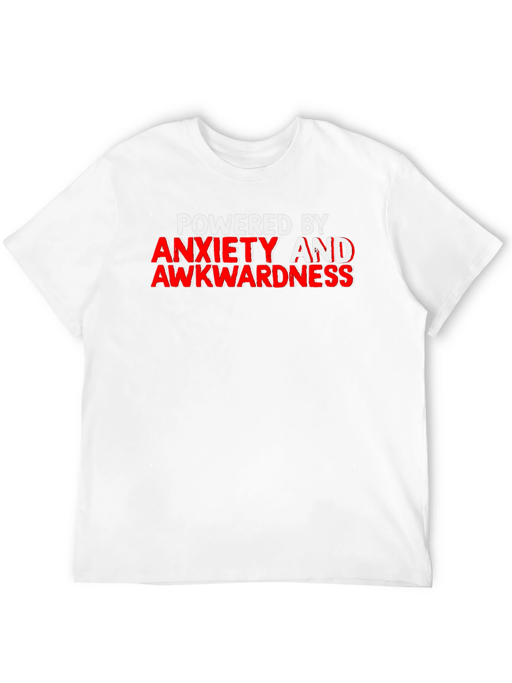 Anxiety & Awkwardness T-Shirt - Funny Slogan Tee