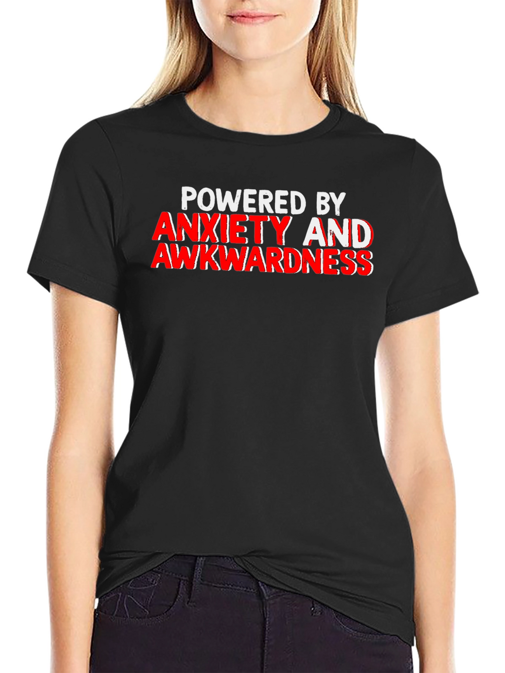 Anxiety & Awkwardness T-Shirt - Funny Slogan Tee