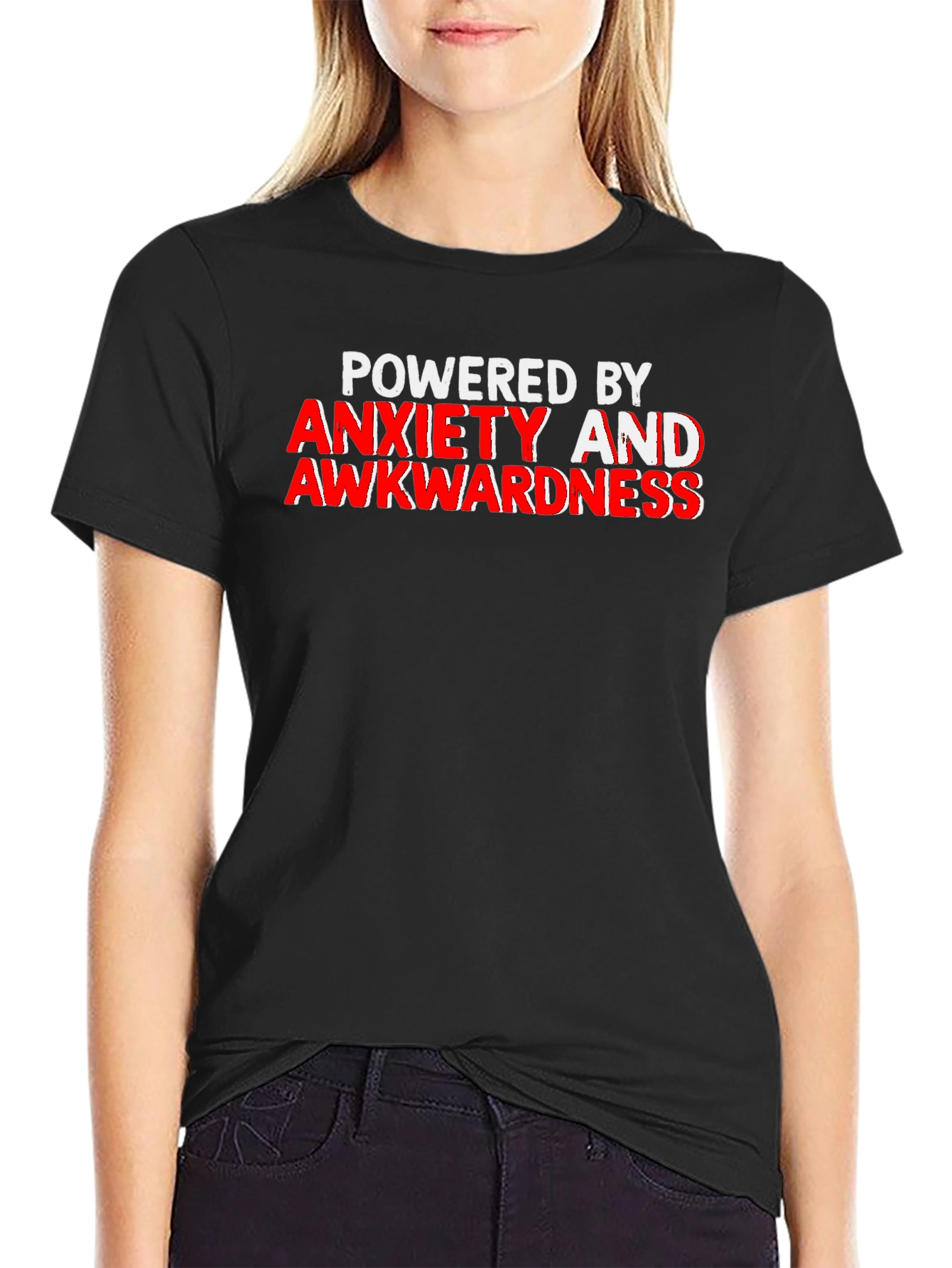 Anxiety & Awkwardness T-Shirt - Funny Slogan Tee