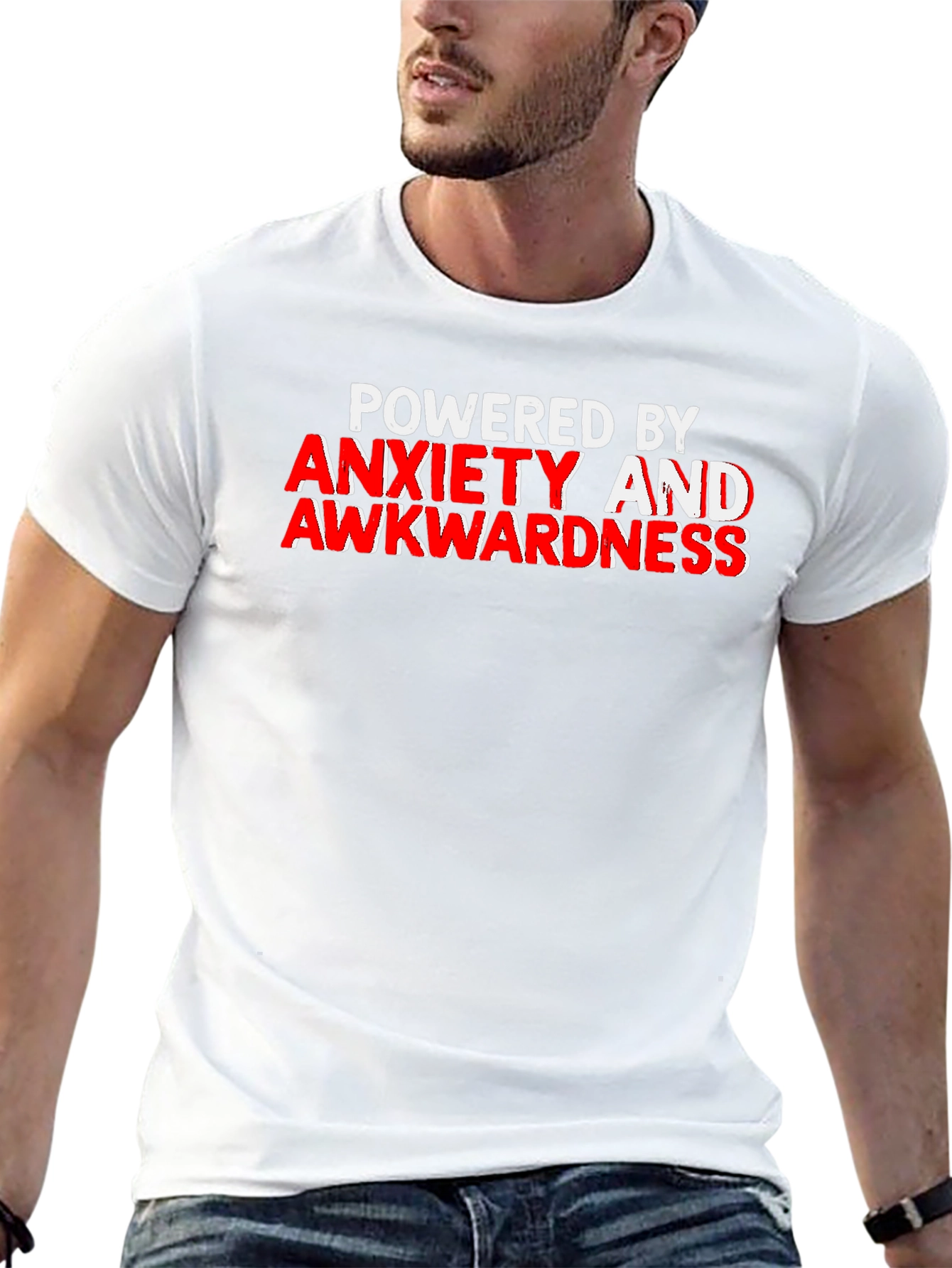Anxiety & Awkwardness T-Shirt - Funny Slogan Tee