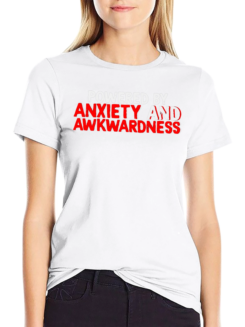 Anxiety & Awkwardness T-Shirt - Funny Slogan Tee