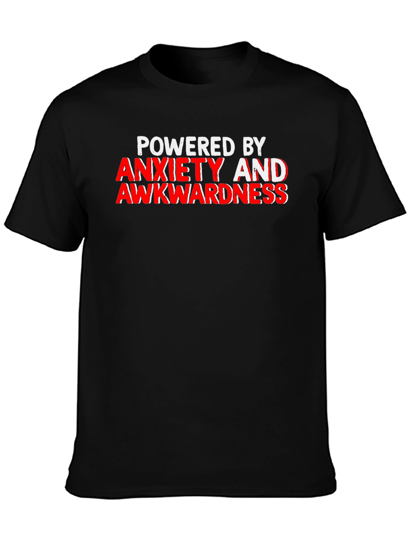 Anxiety & Awkwardness T-Shirt - Funny Slogan Tee