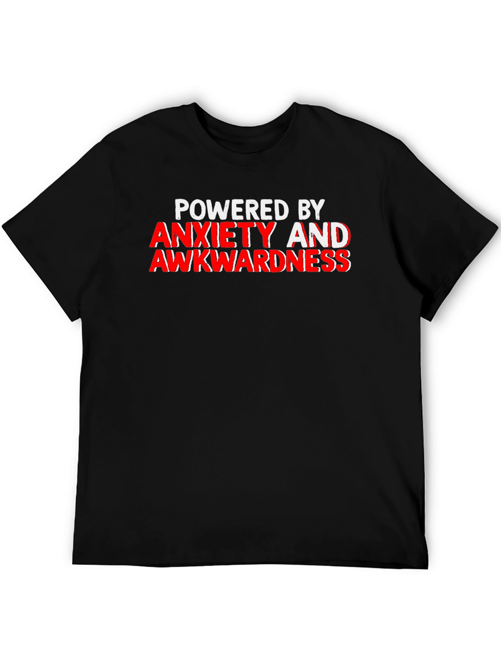 Anxiety & Awkwardness T-Shirt - Funny Slogan Tee