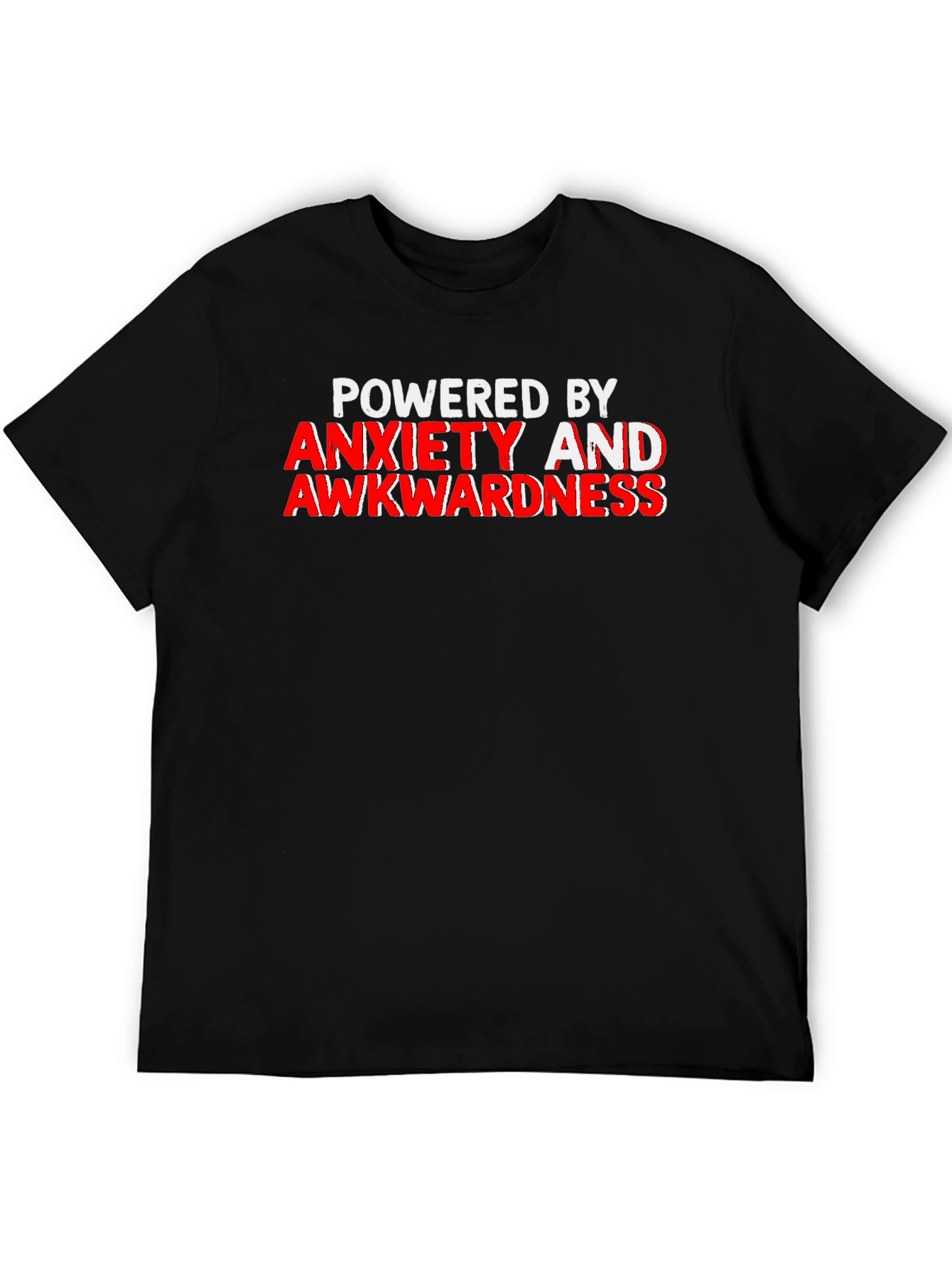 Anxiety & Awkwardness T-Shirt - Funny Slogan Tee