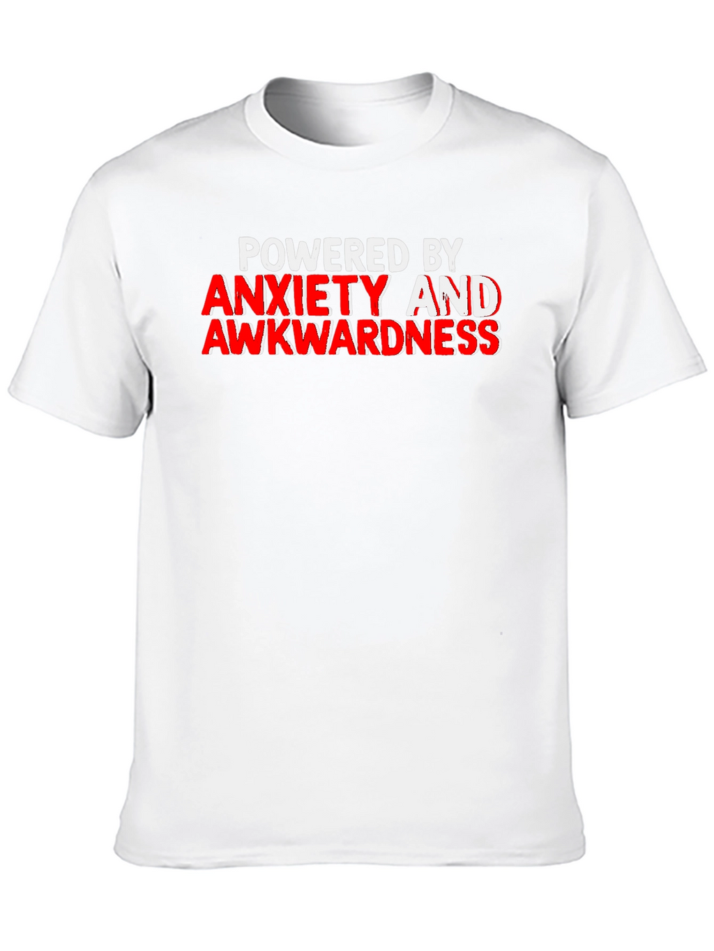 Anxiety & Awkwardness T-Shirt - Funny Slogan Tee