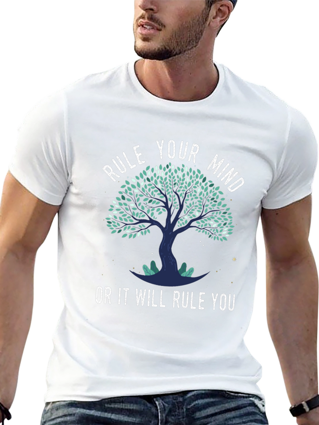 Rule Your Mind Tree Graphic Tee