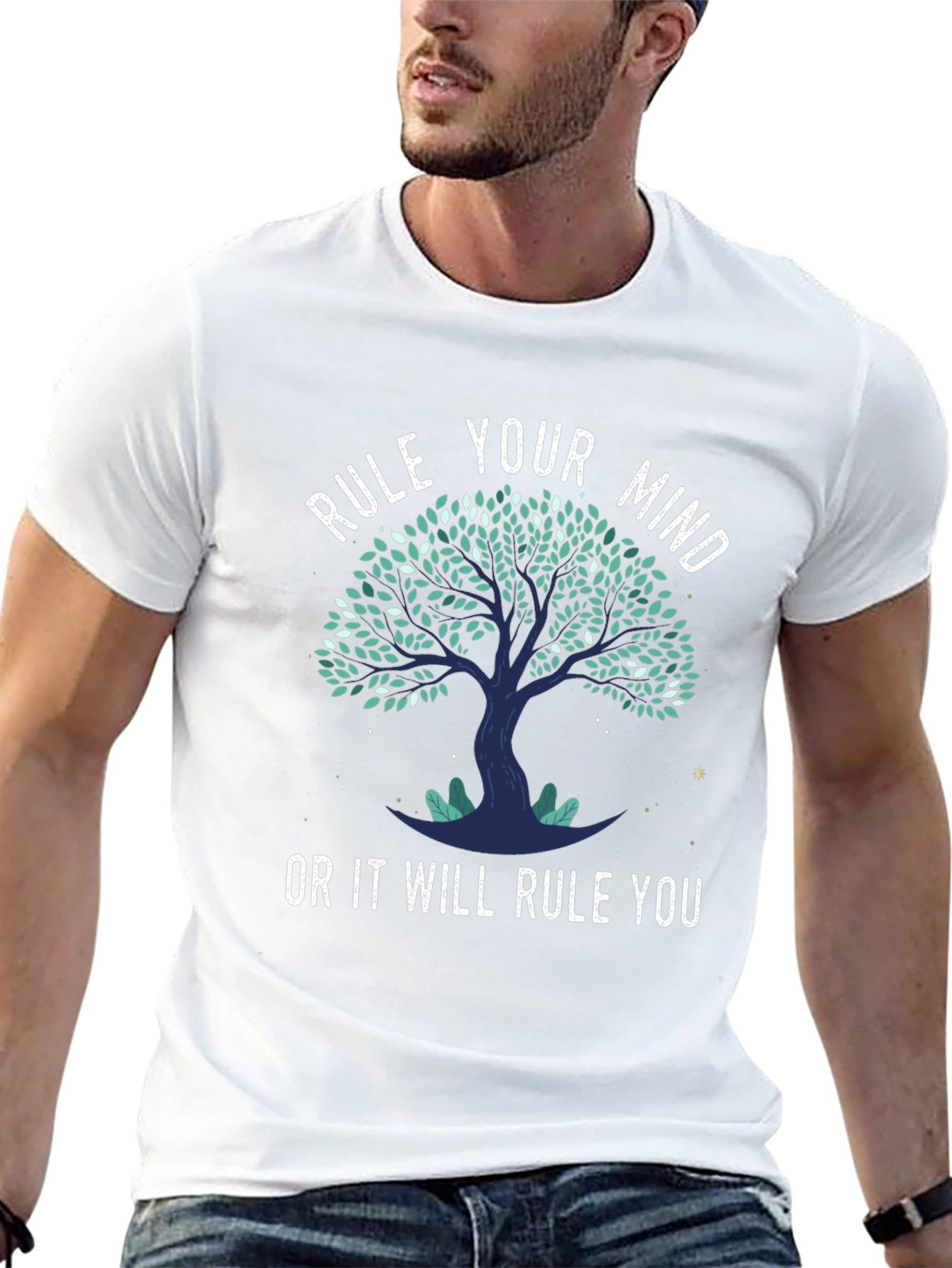 Rule Your Mind Tree Graphic Tee