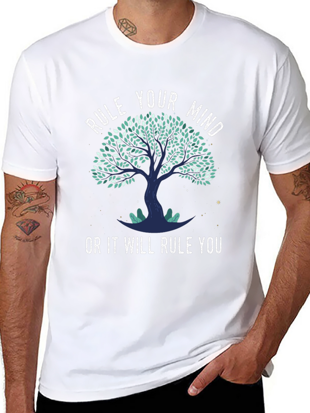 Rule Your Mind Tree Graphic Tee