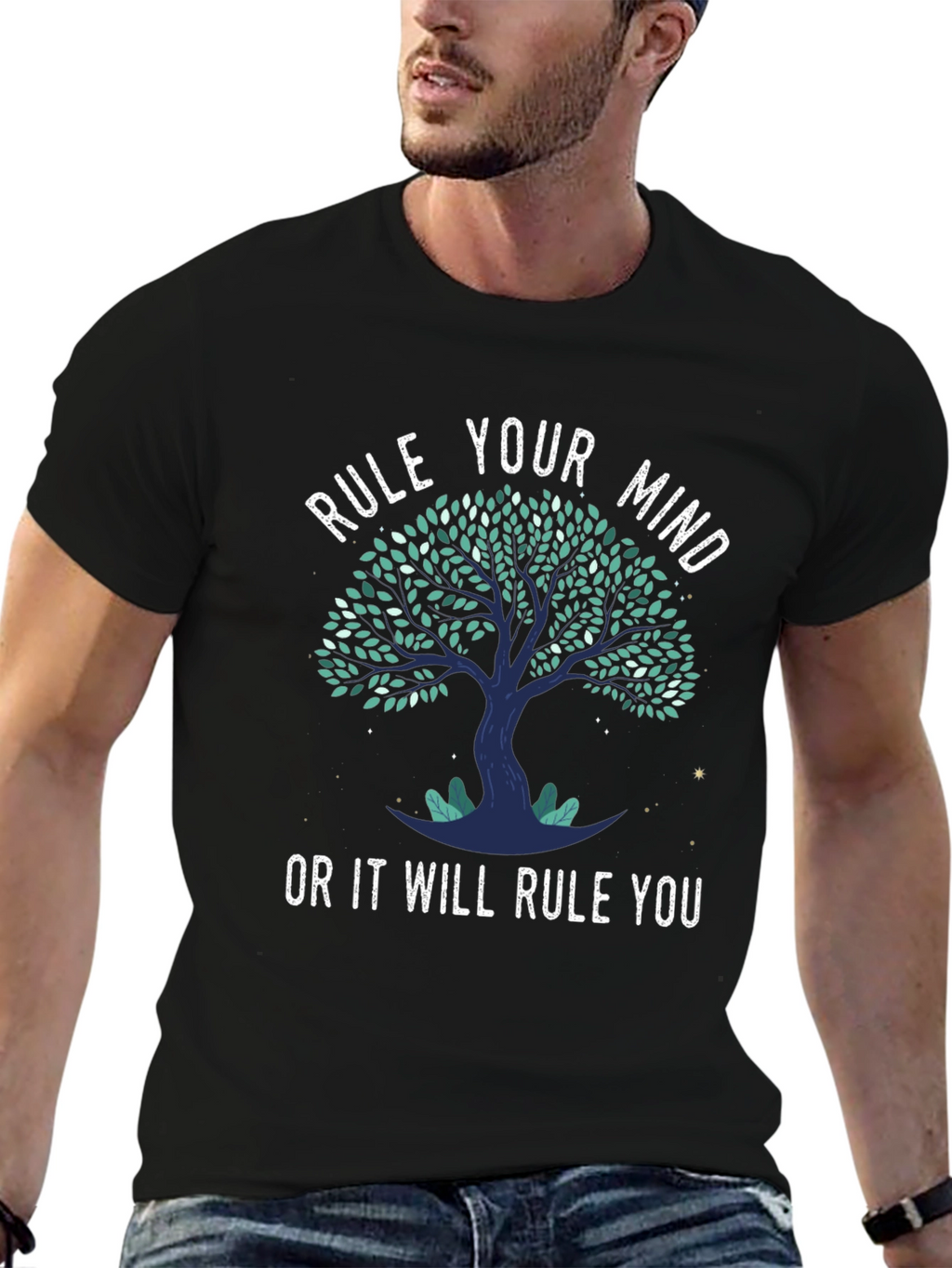 Rule Your Mind Tree Graphic Tee