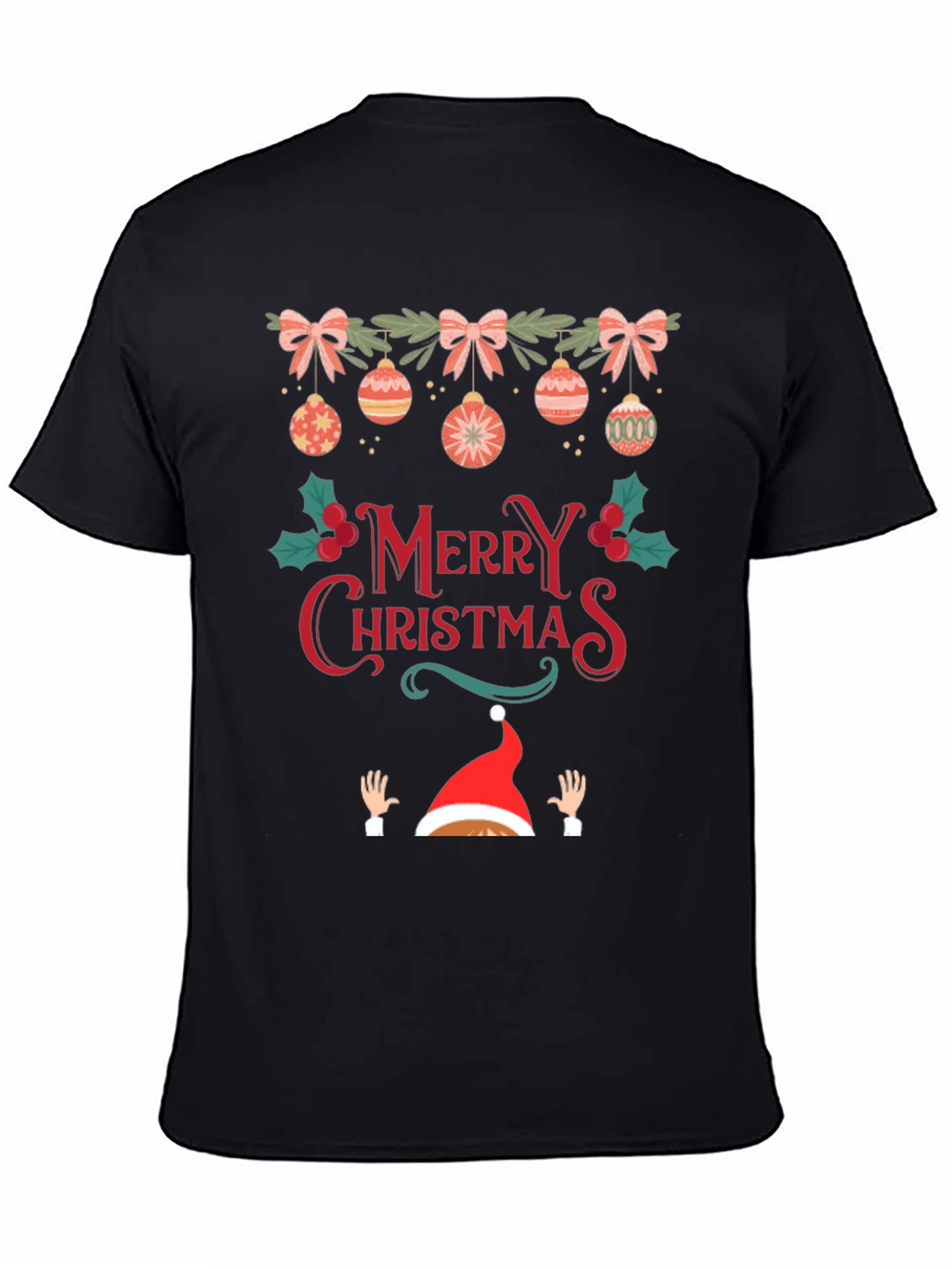 Festive Merry Christmas Graphic Tee
