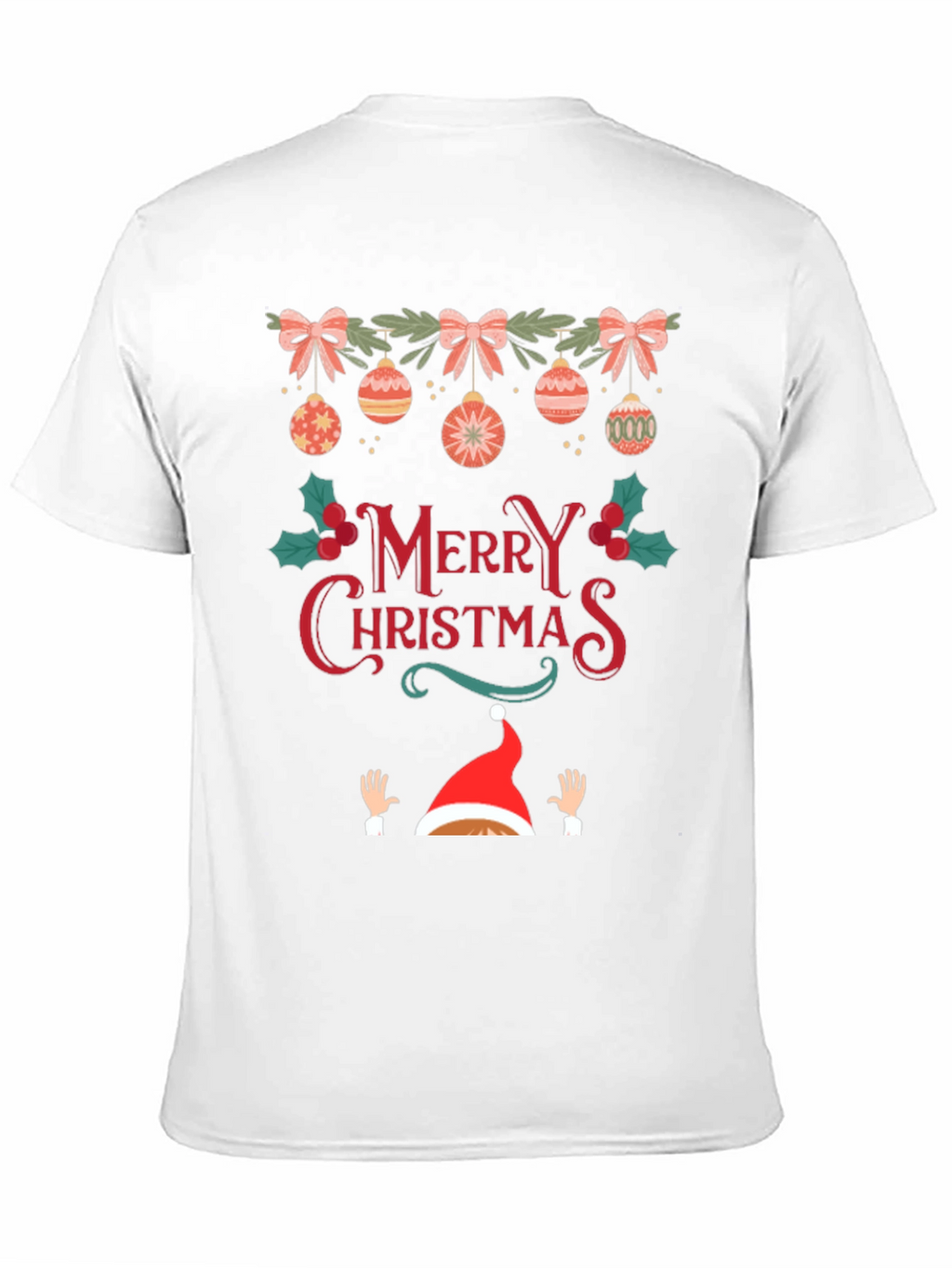 Festive Merry Christmas Graphic Tee
