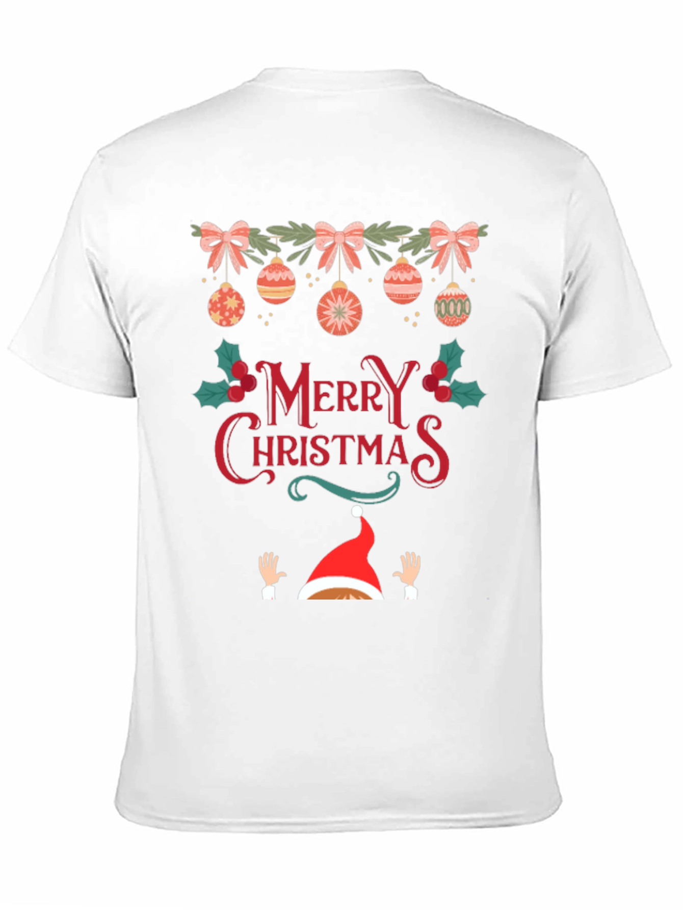 Festive Merry Christmas Graphic Tee