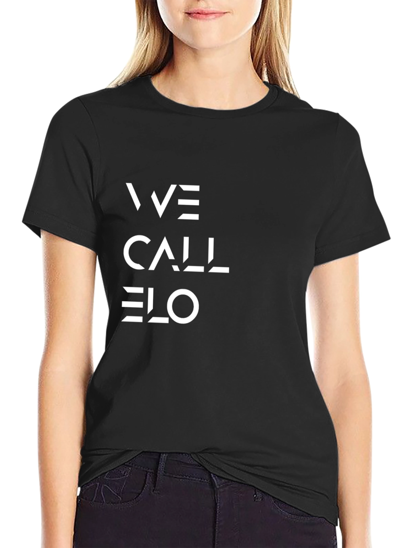 We Call ELO Black Graphic Tee