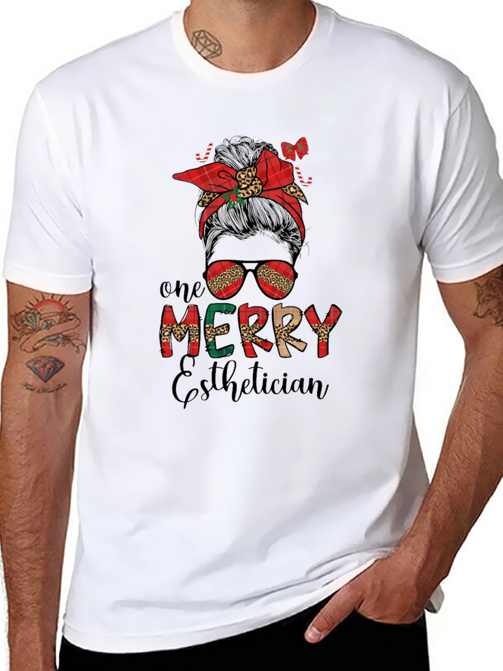 One Merry Esthetician Graphic T-Shirt