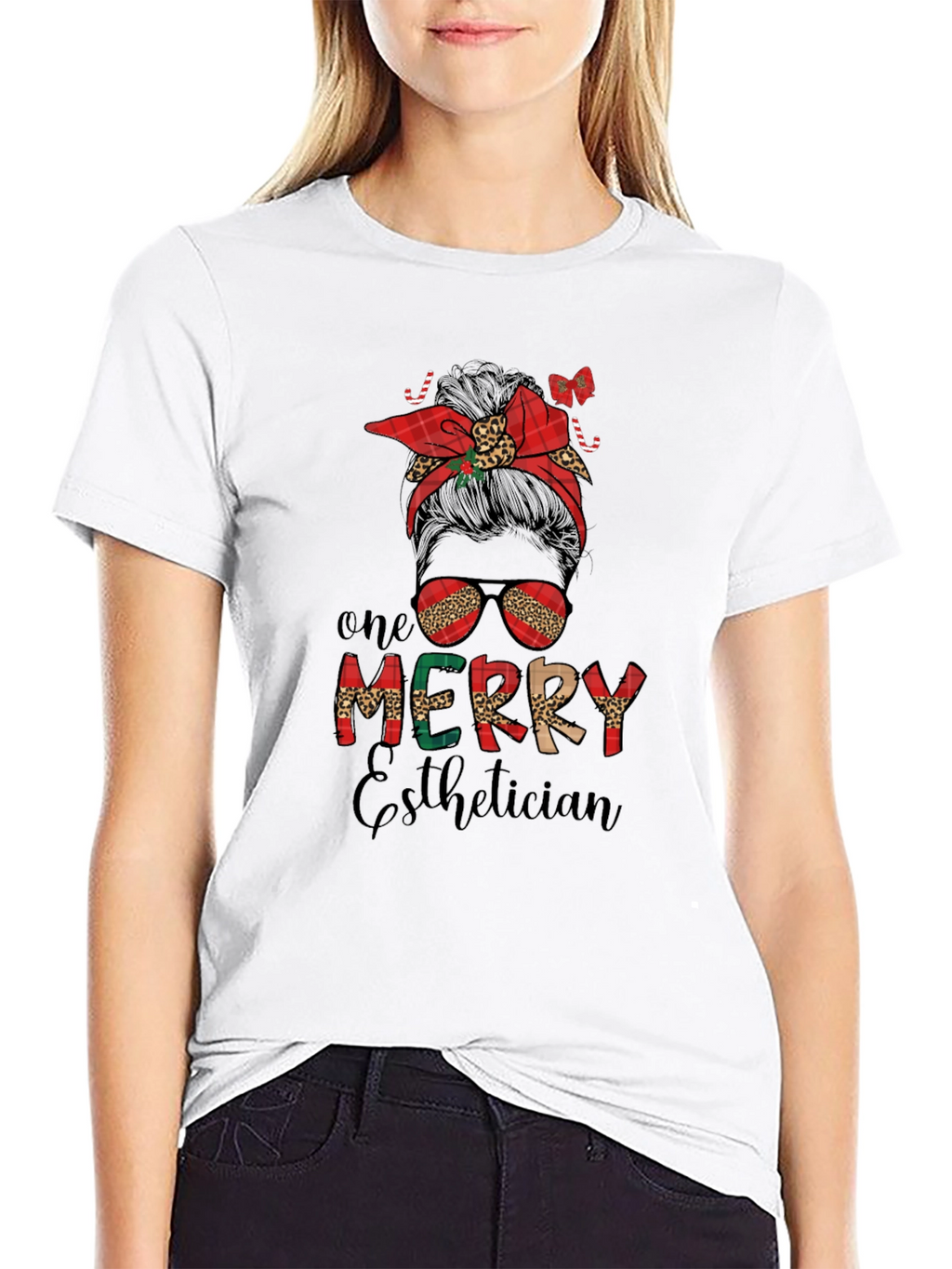 One Merry Esthetician Graphic T-Shirt