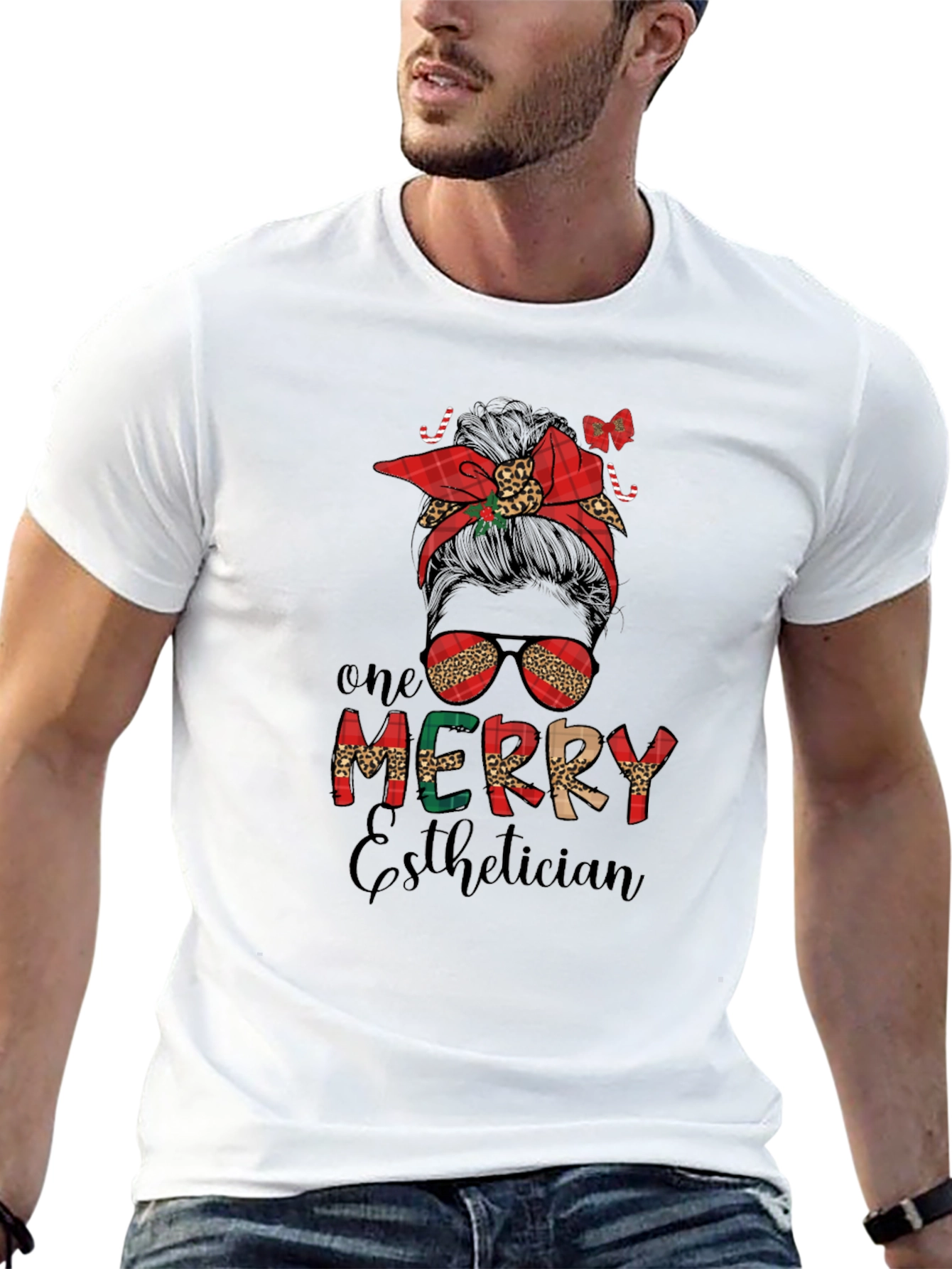 One Merry Esthetician Graphic T-Shirt