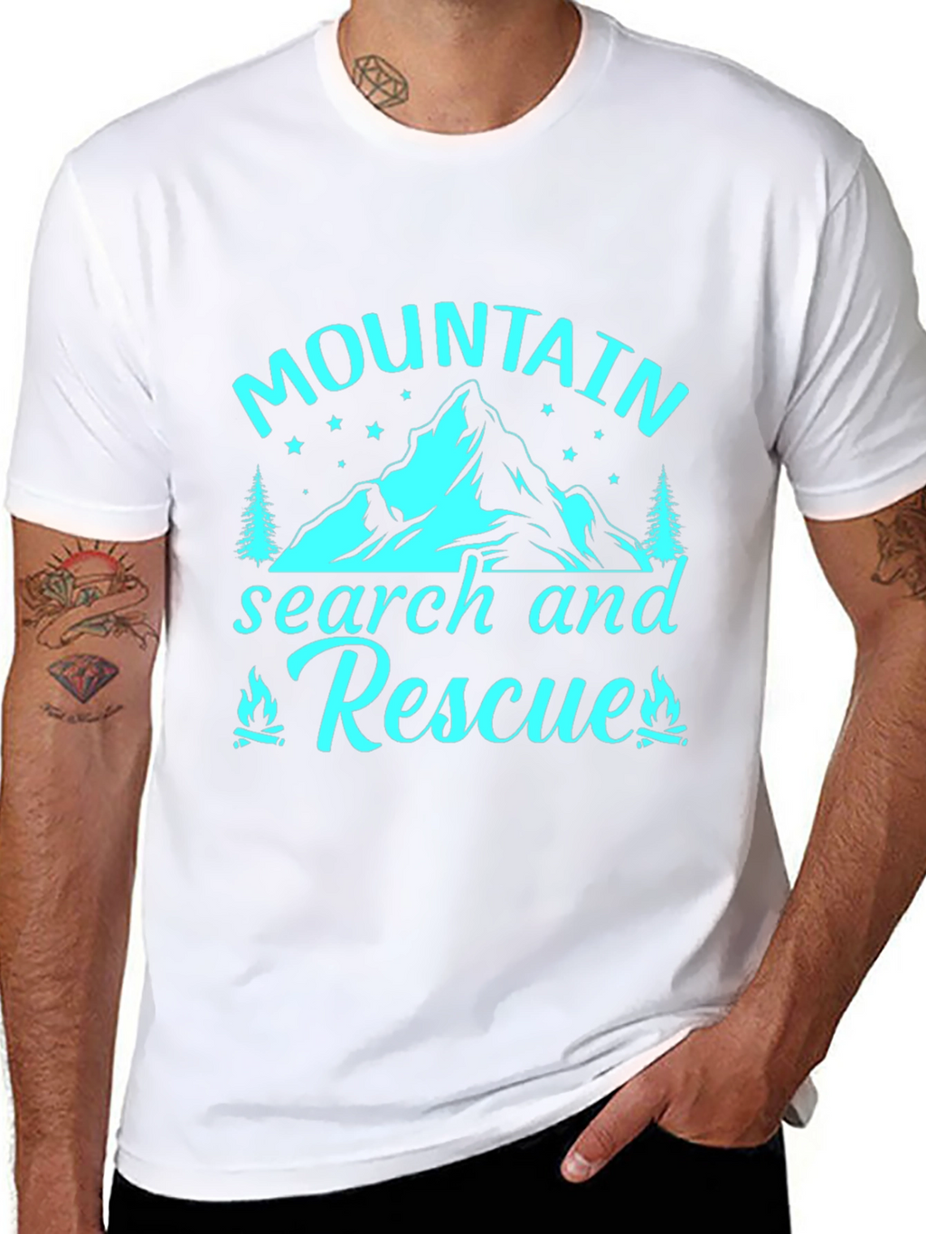 Mountain Search and Rescue Graphic T-Shirt