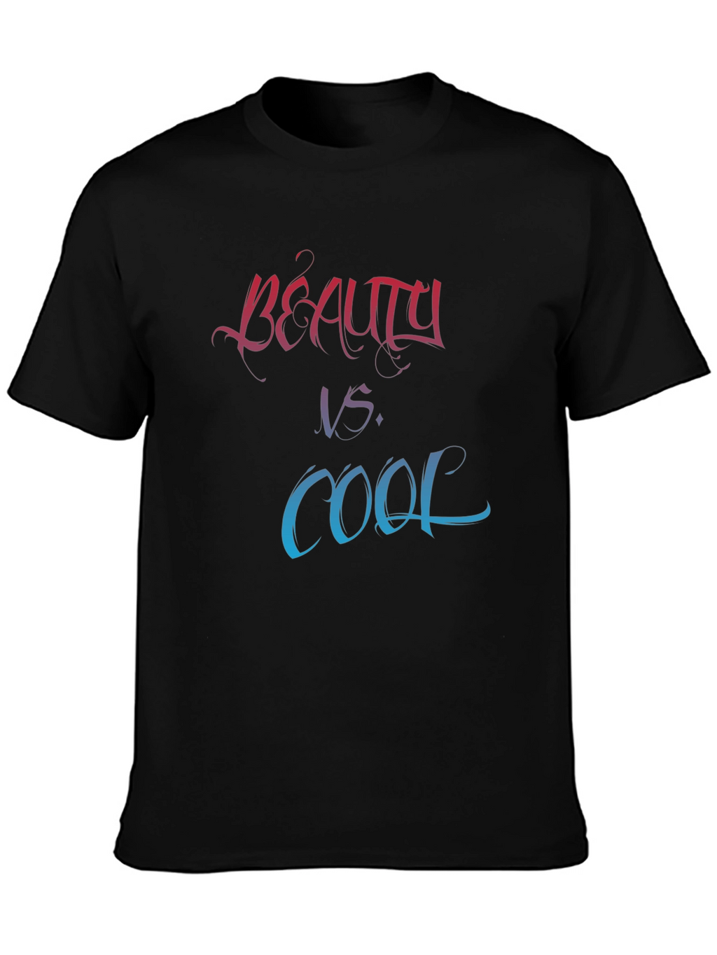 Beauty vs. Cool Graphic T-Shirt