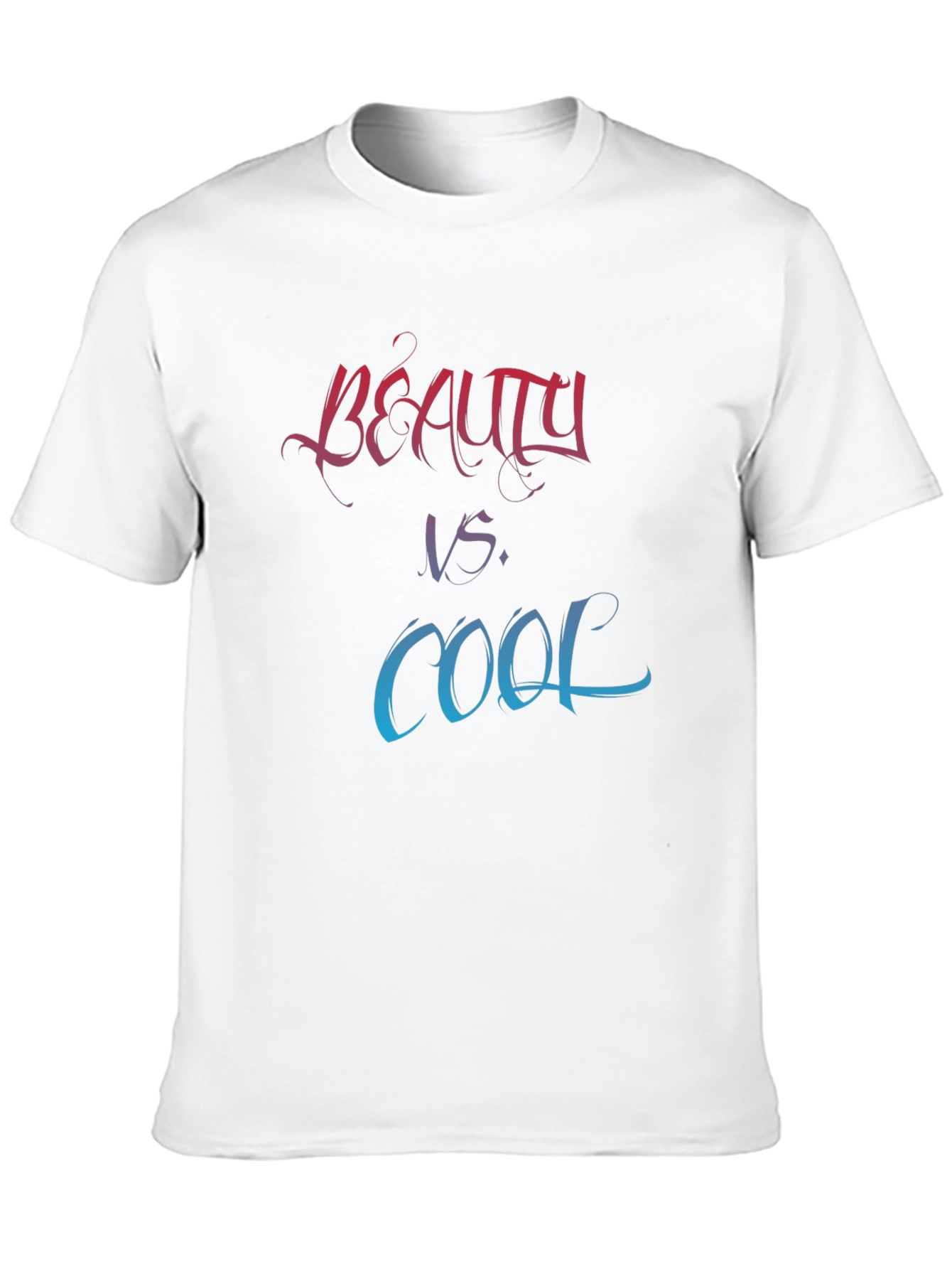 Beauty vs. Cool Graphic T-Shirt