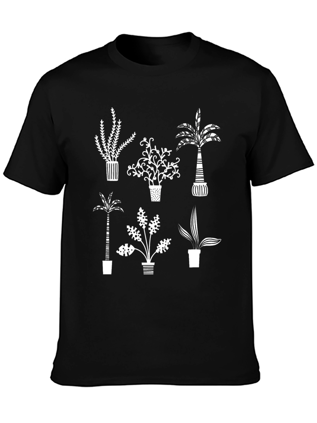 Botanical Print Tee - Modern Plant Lovers T-Shirt