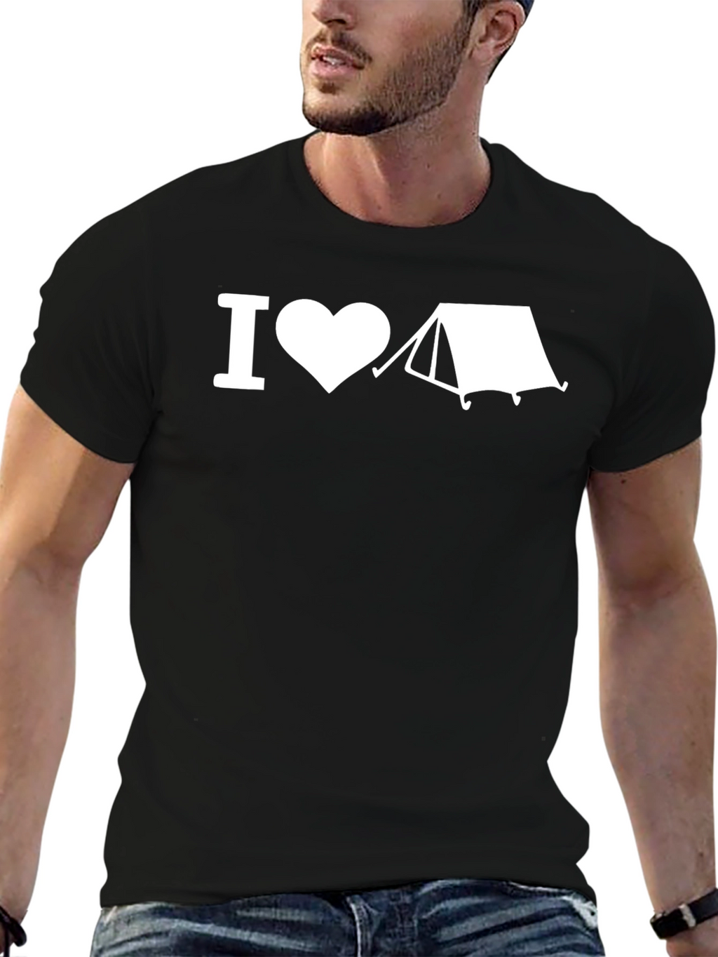I Heart Camping Tee - Outdoor Adventure T-Shirt