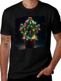Festive Cactus T-Shirt - Holiday Cheer