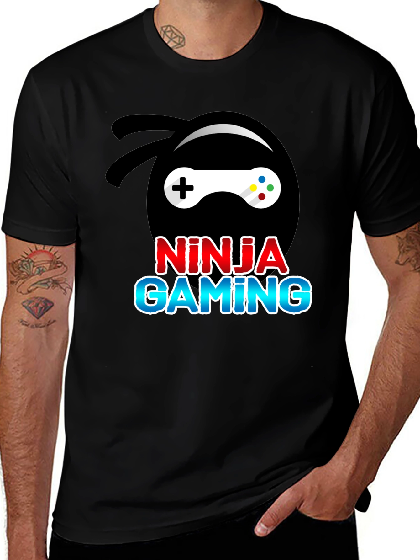 Ninja Gaming Black T-Shirt