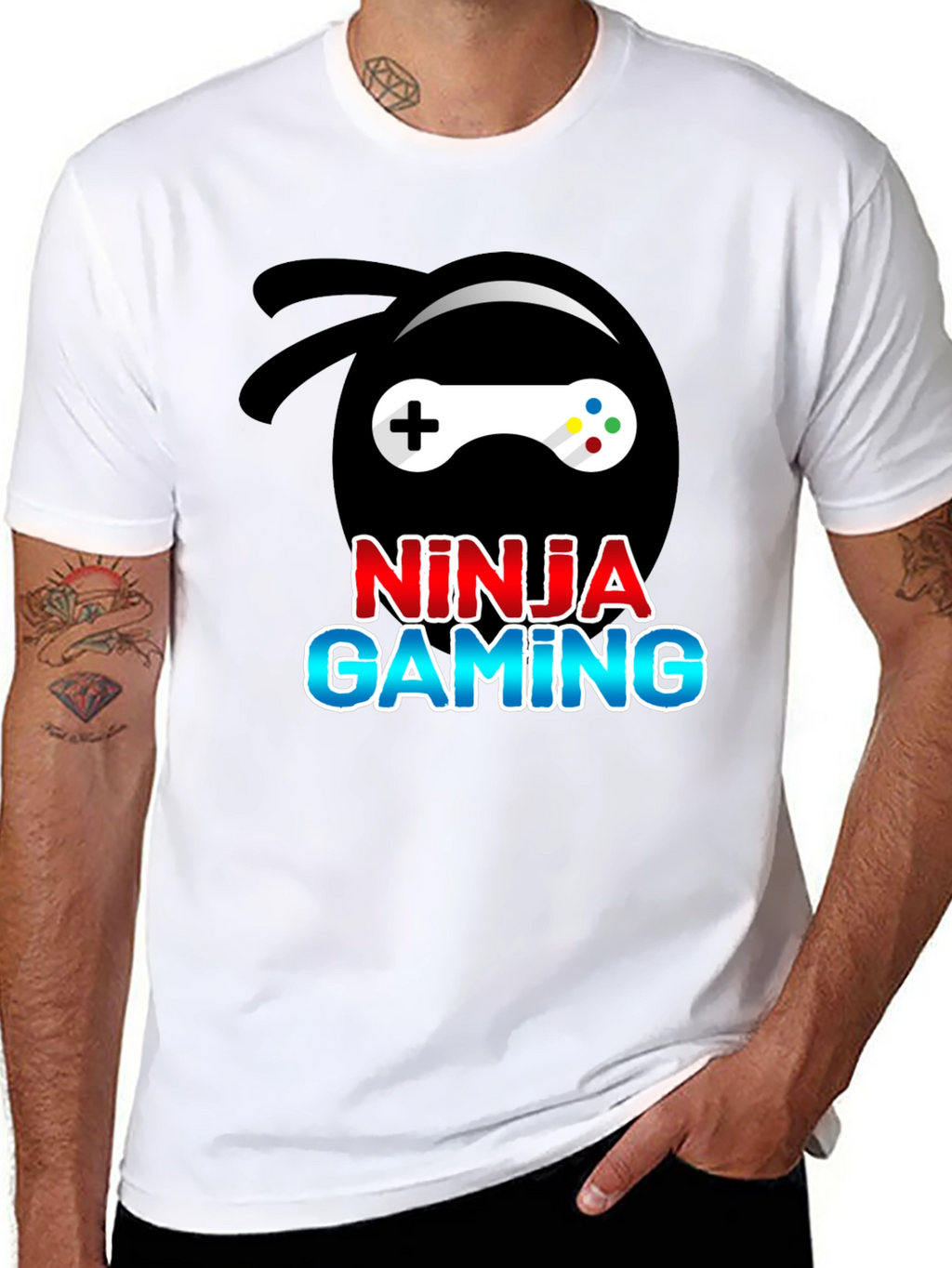 Ninja Gaming Black T-Shirt