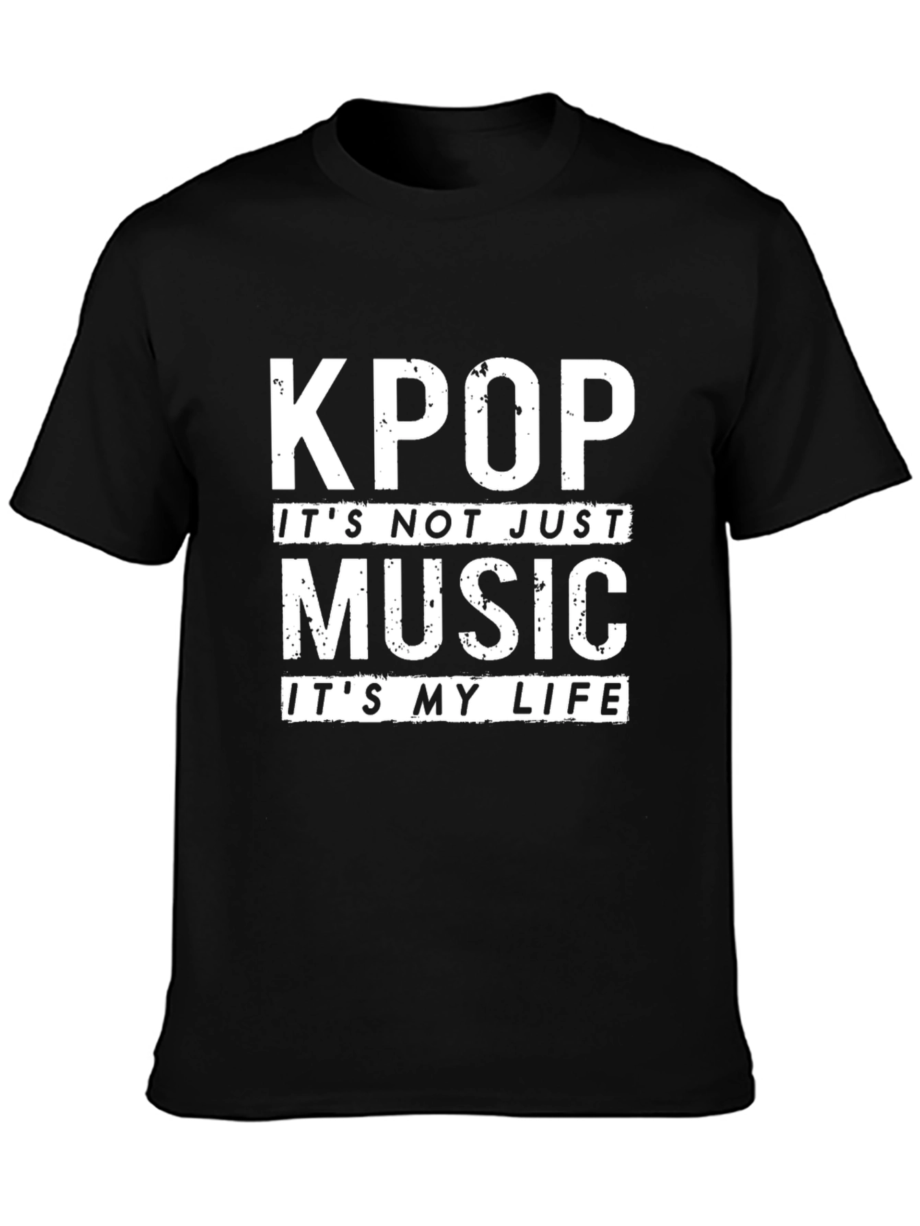 KPOP Its My Life Black T-Shirt